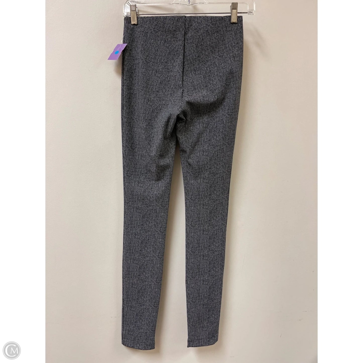 Pants Leggings By Theory In Black & Grey, Size: 4p