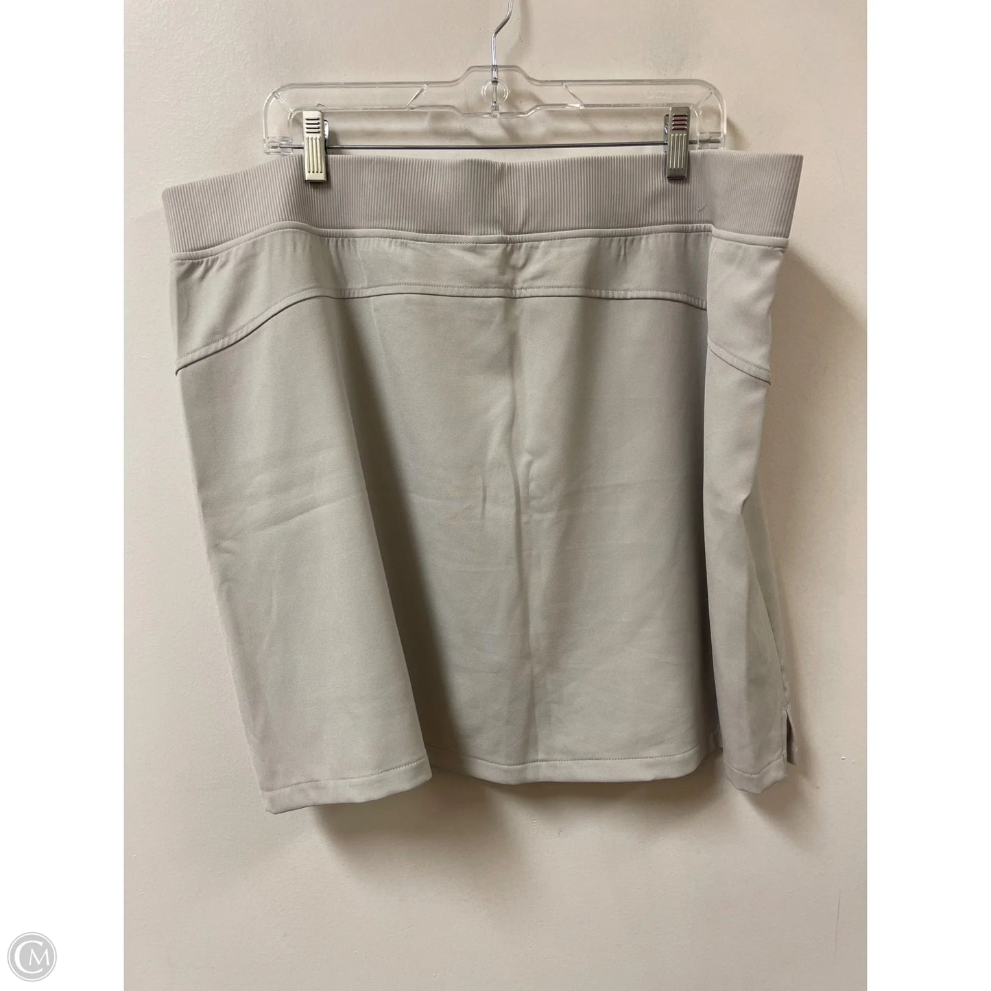 Athletic Skort By 32 Degrees In Cream, Size: 1x