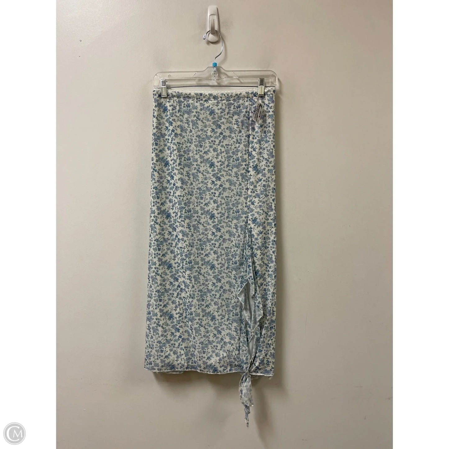 Skirt Maxi By Arula In Blue & White, Size: 20