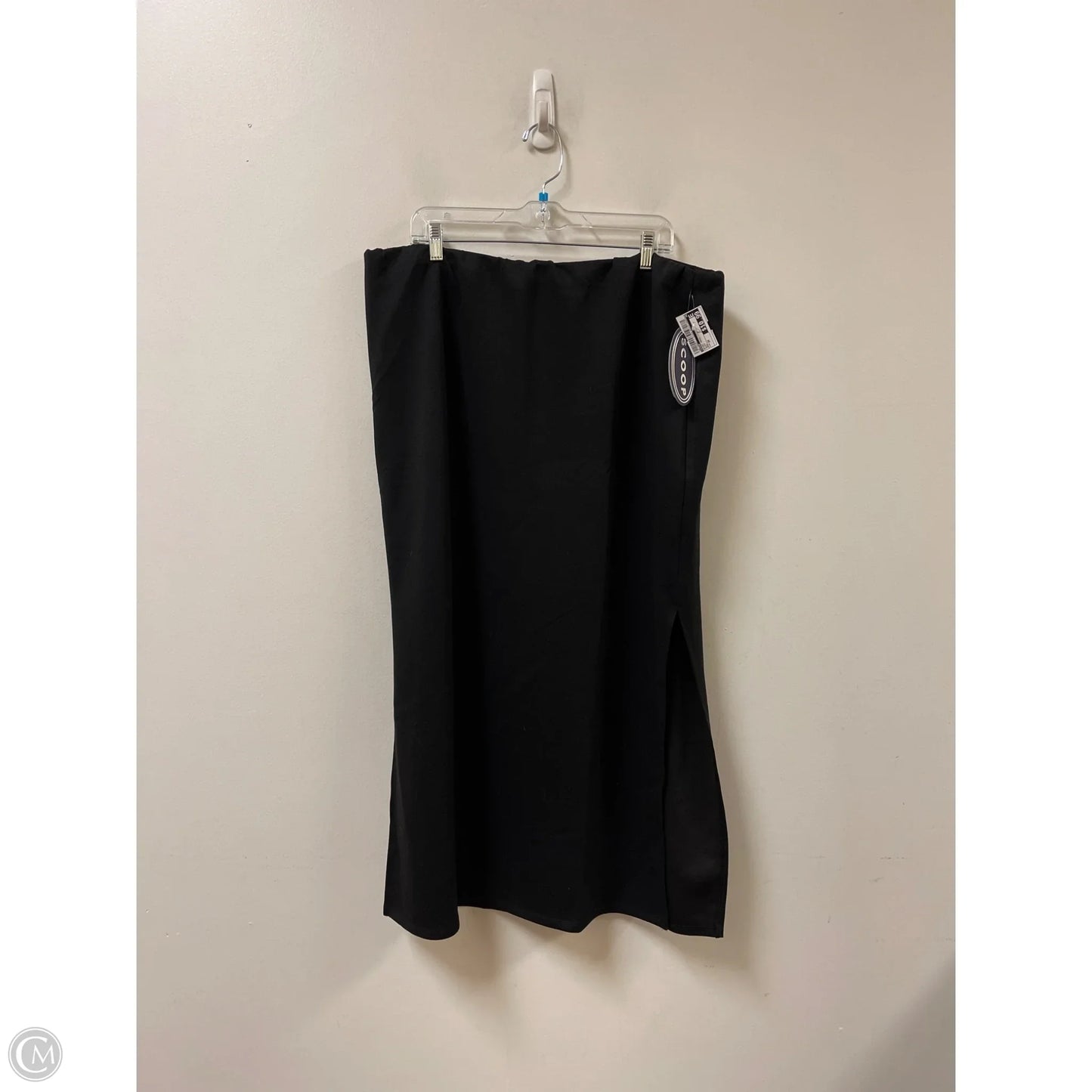 Skirt Maxi By Scoop In Black, Size: 20