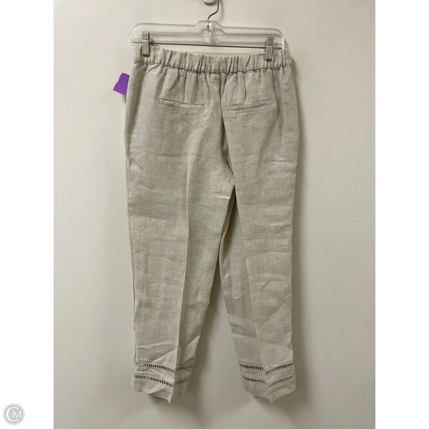 Pants Linen By Chicos In Cream, Size: 2