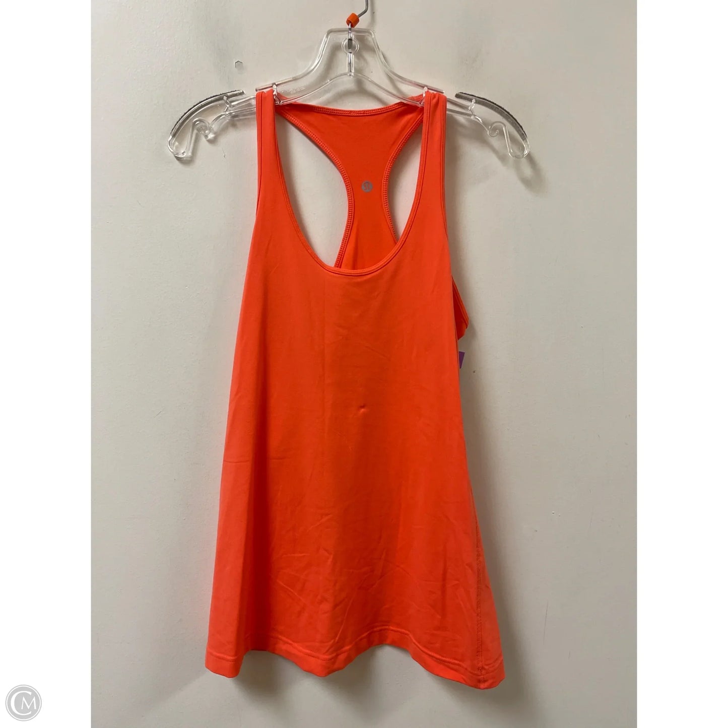 Athletic Tank Top By Lululemon In Orange, Size: M