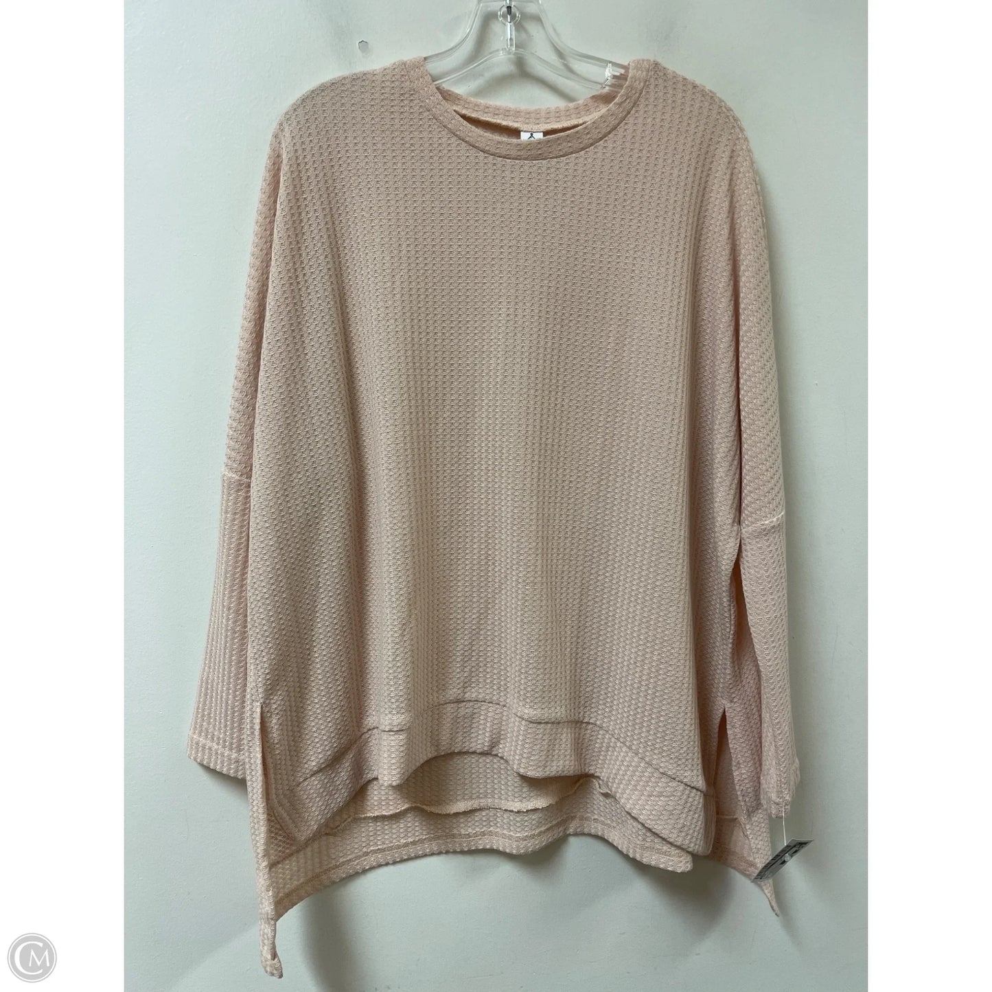 Top Long Sleeve By Anrabess In Pink, Size: L