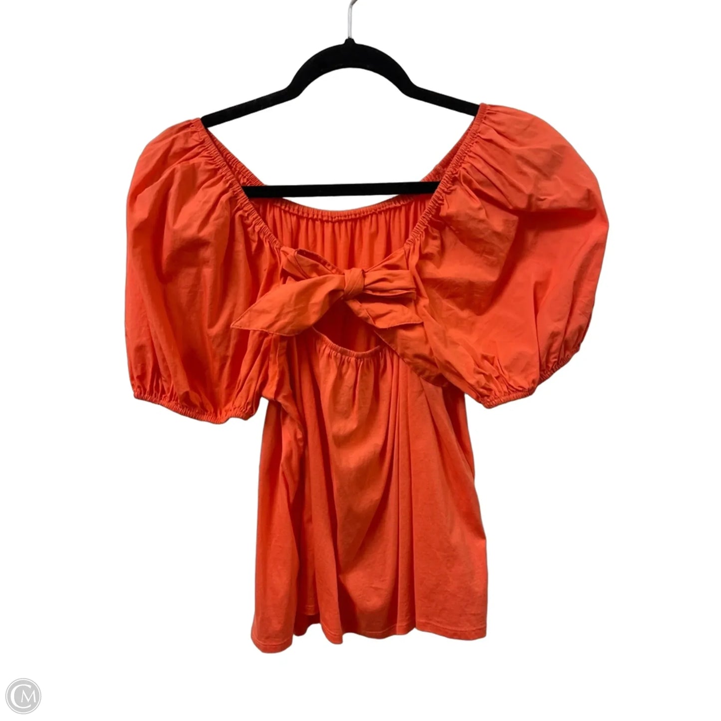 Top Short Sleeve By A New Day In Orange, Size: L