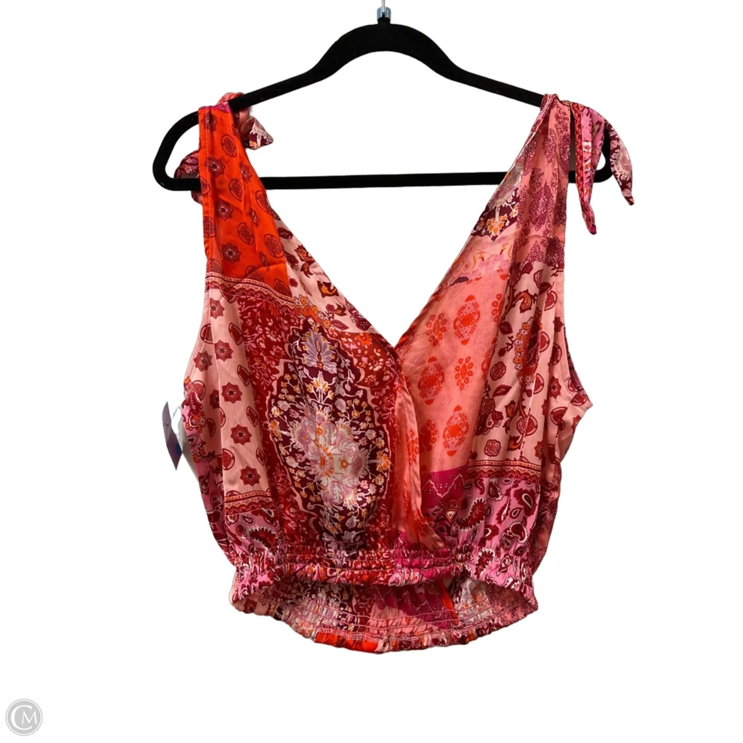 Top Sleeveless By Easel In Red, Size: M