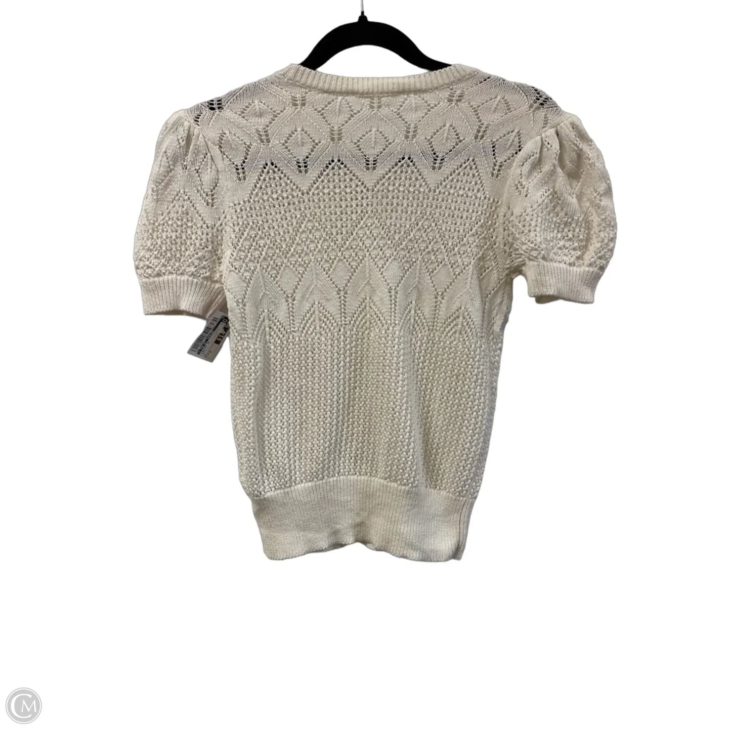 Sweater Short Sleeve By 7 For All Mankind In White, Size: S
