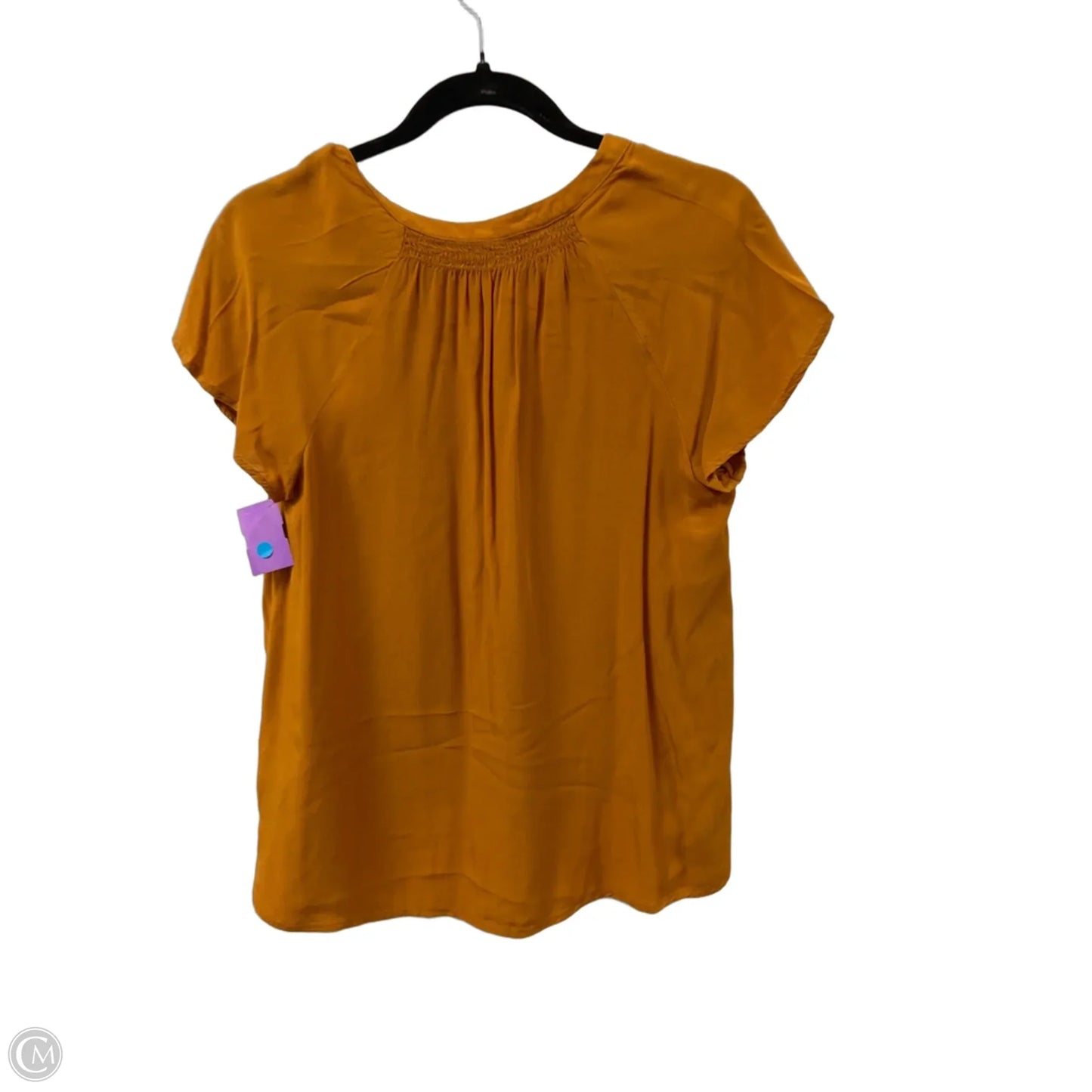 Top Short Sleeve By Old Navy In Yellow, Size: S
