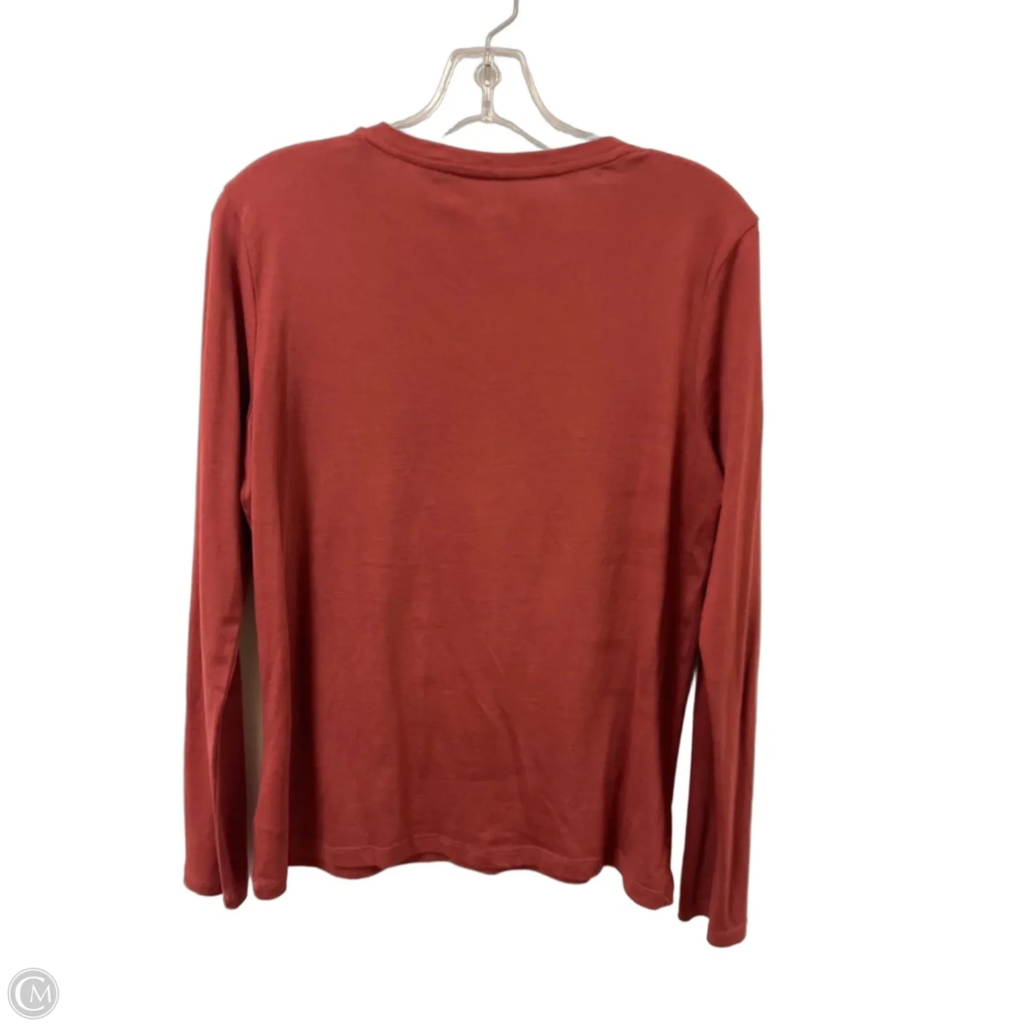 Top Long Sleeve By Dip In Brown, Size: S
