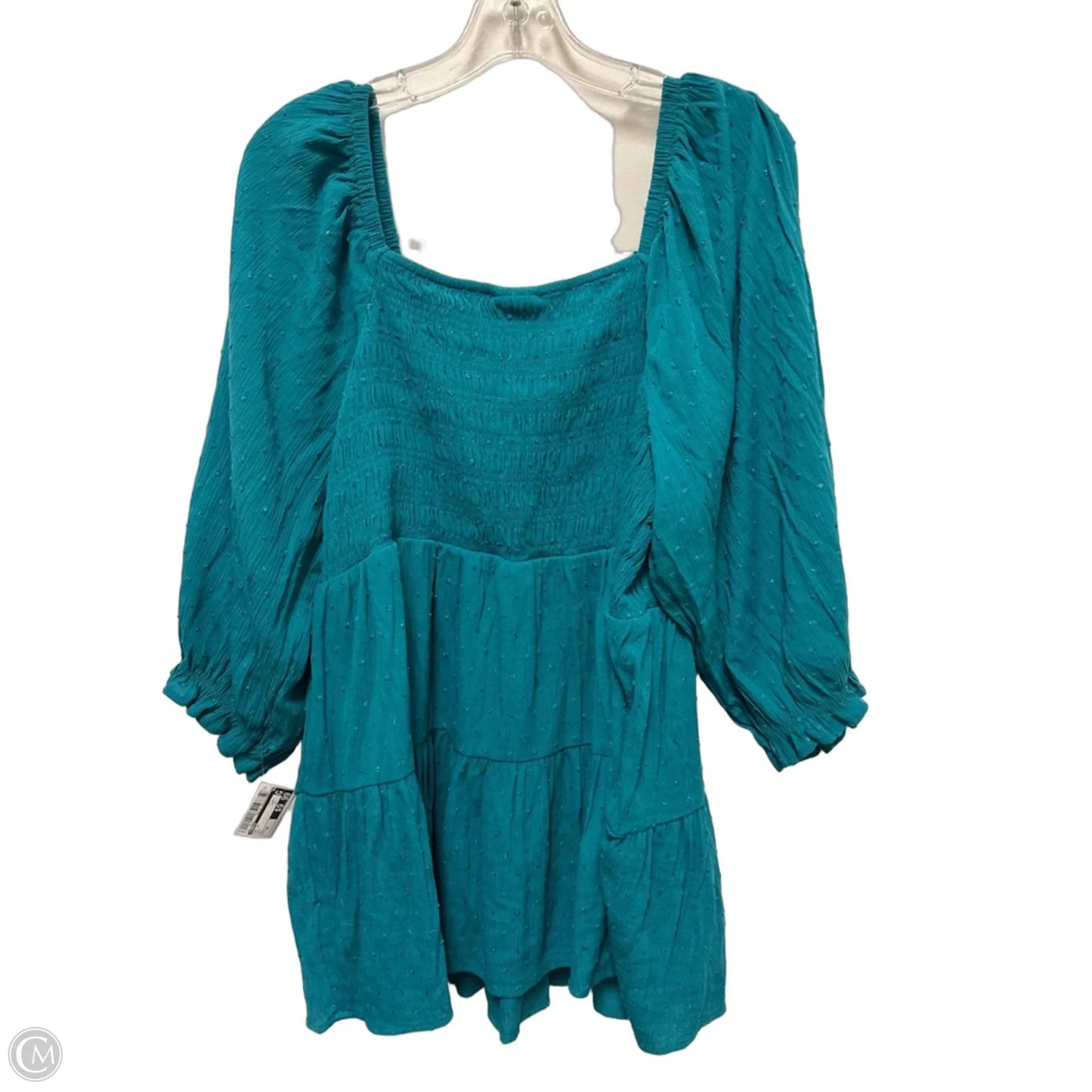 Top Long Sleeve By Torrid In Teal, Size: 3x