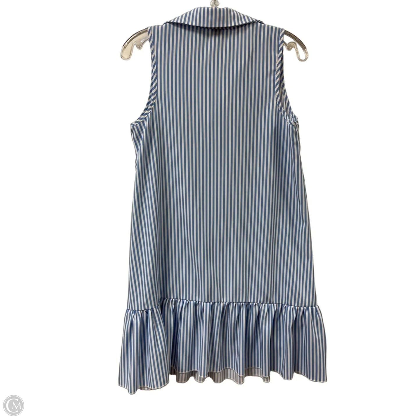 Dress Casual Short By Shein In Blue & White, Size: S