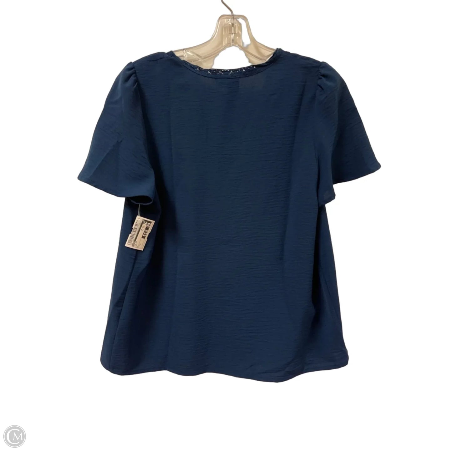 Top Short Sleeve By Joie In Navy, Size: S