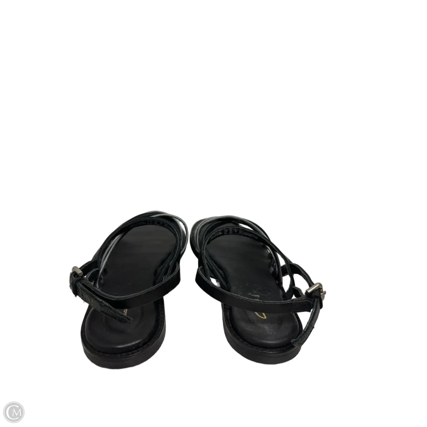 Sandals Flats By Clarks In Black, Size: 6.5