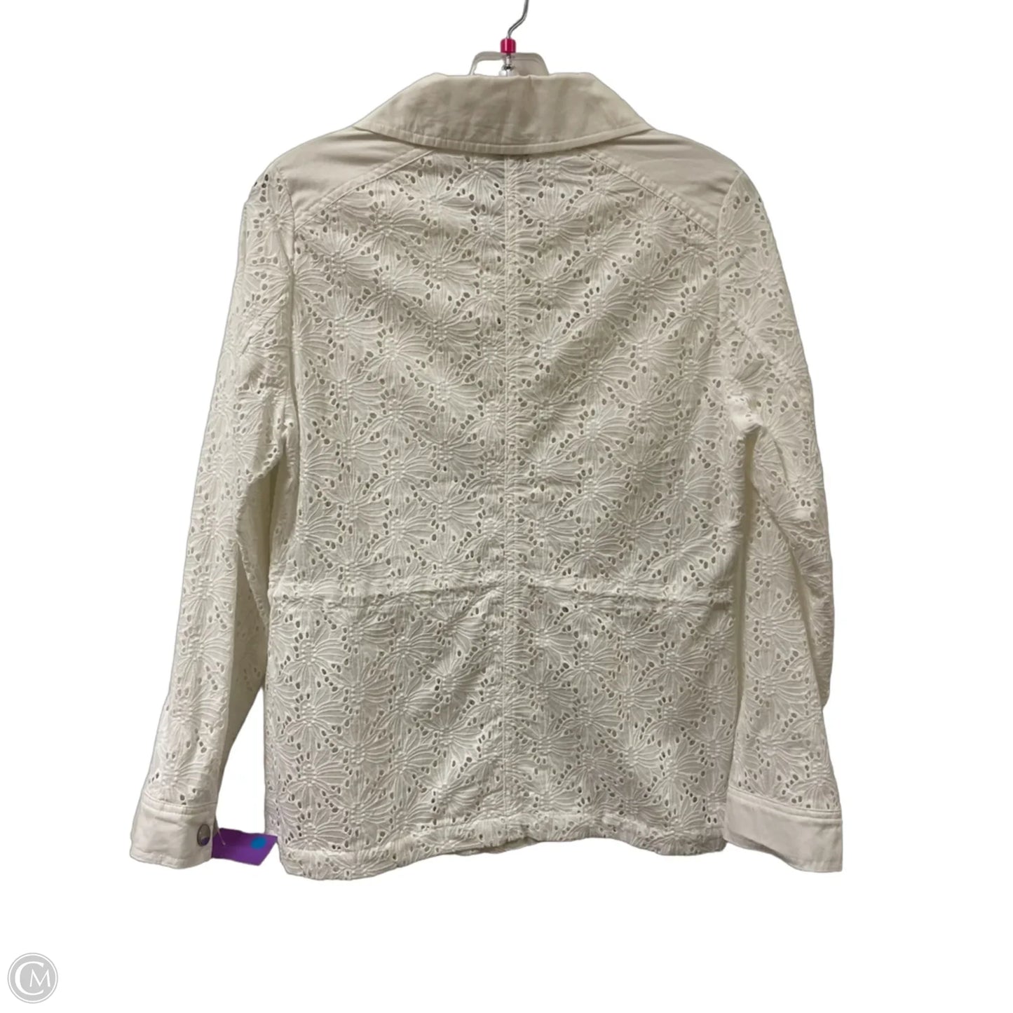 Jacket Other By Chicos In White, Size: S