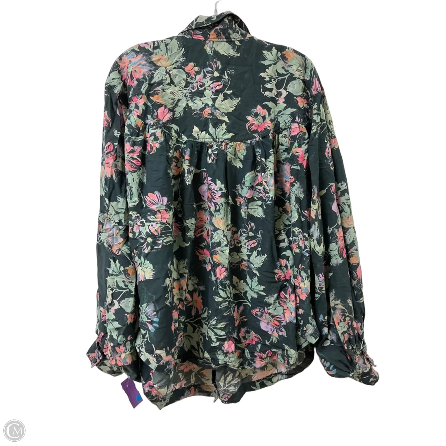 Blouse 3/4 Sleeve By Pilcro In Green, Size: Xl