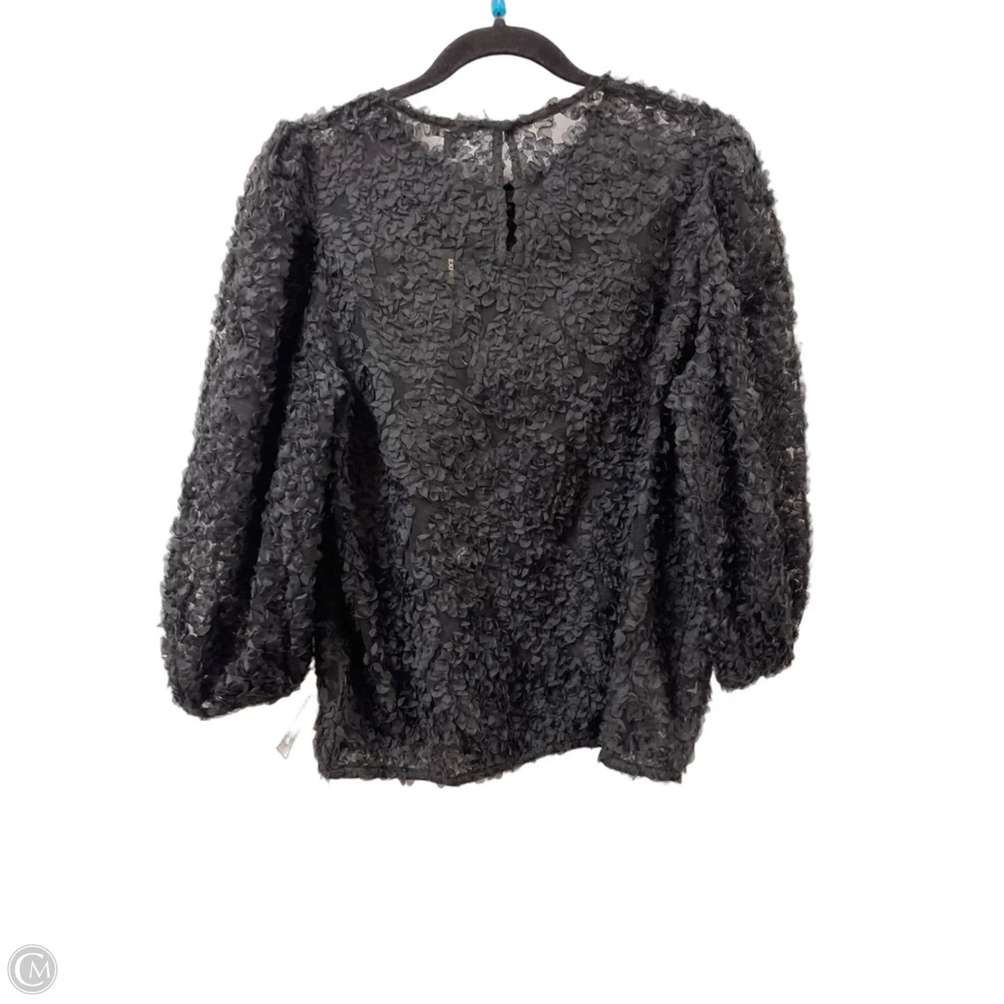 Top Short Sleeve By Express In Black, Size: M