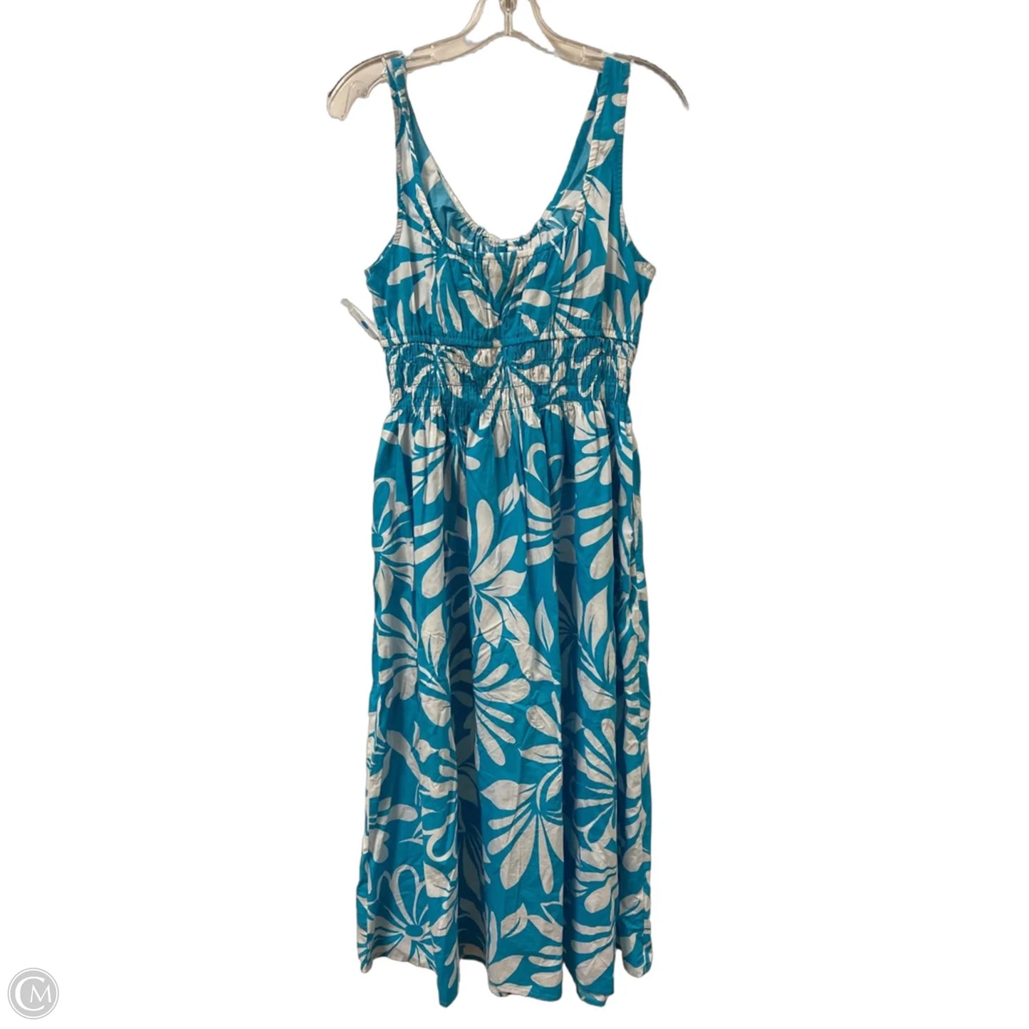 Dress Casual Short By Gap In Blue & White, Size: M
