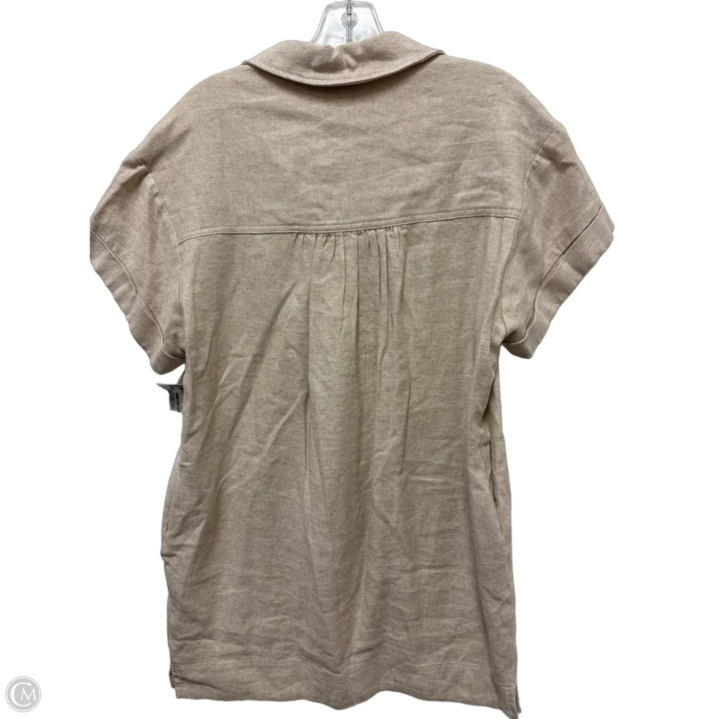 Tunic Short Sleeve By Miou Muse In Cream, Size: S