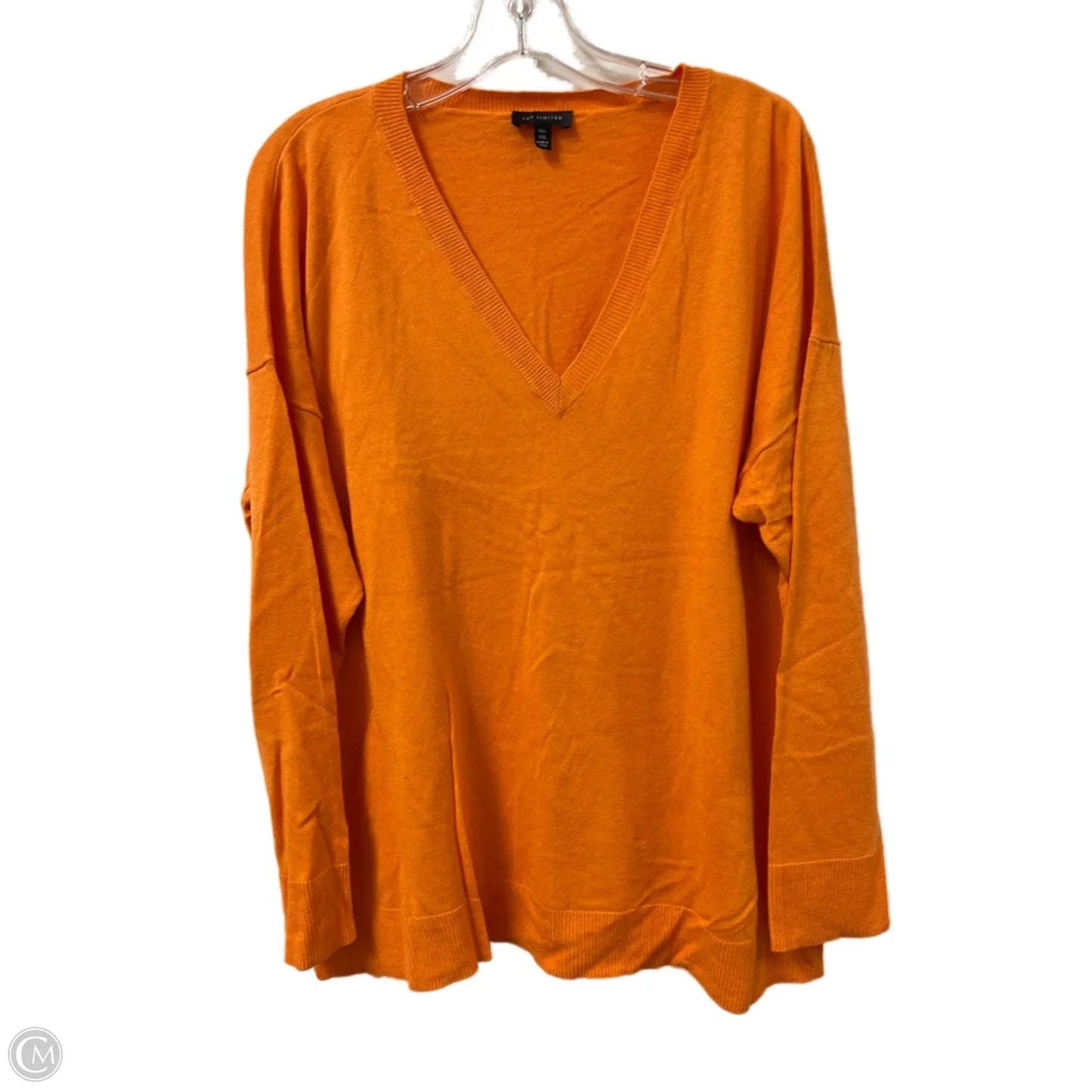 Sweater By Limited In Orange, Size: 1x