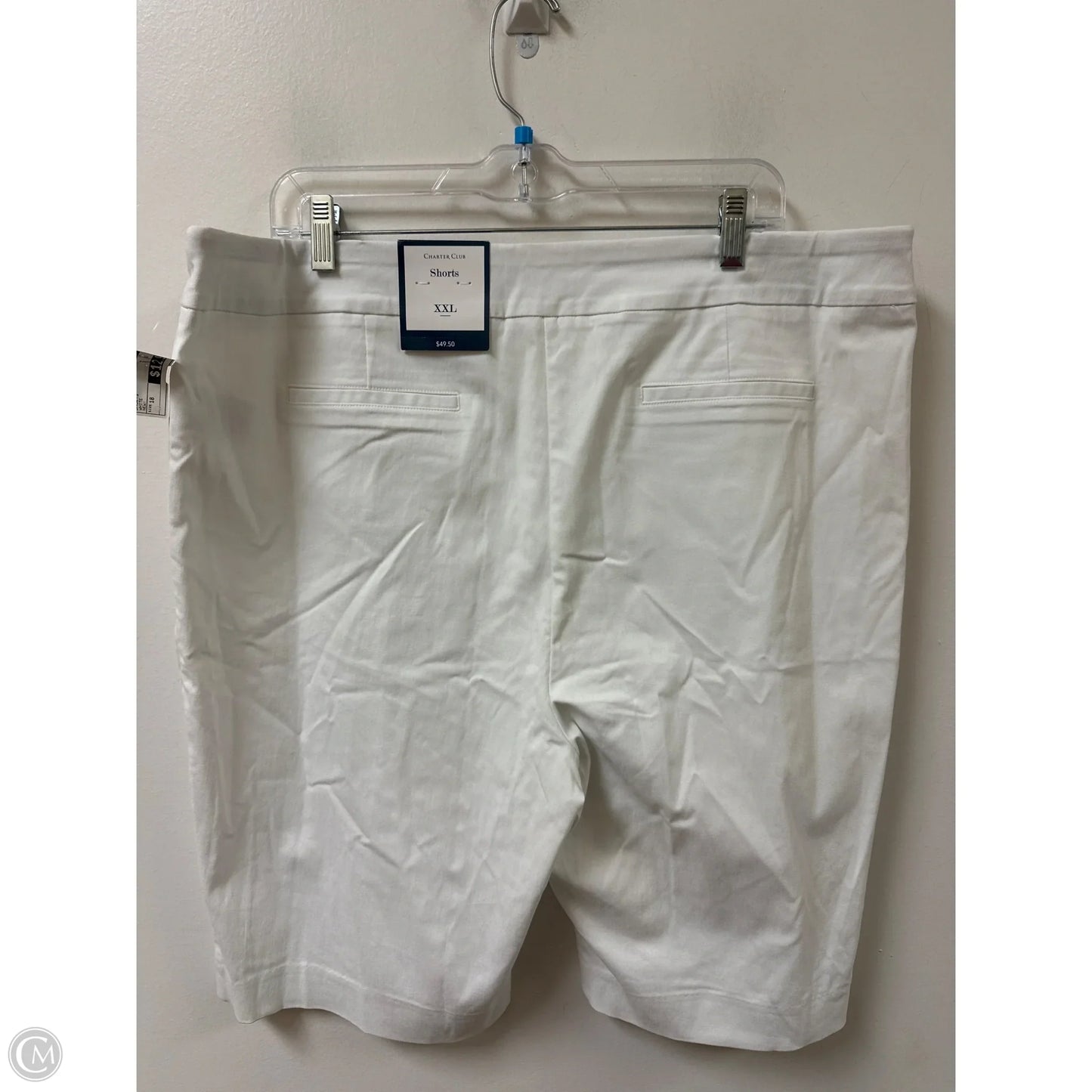 Shorts By Charter Club In White, Size: 18