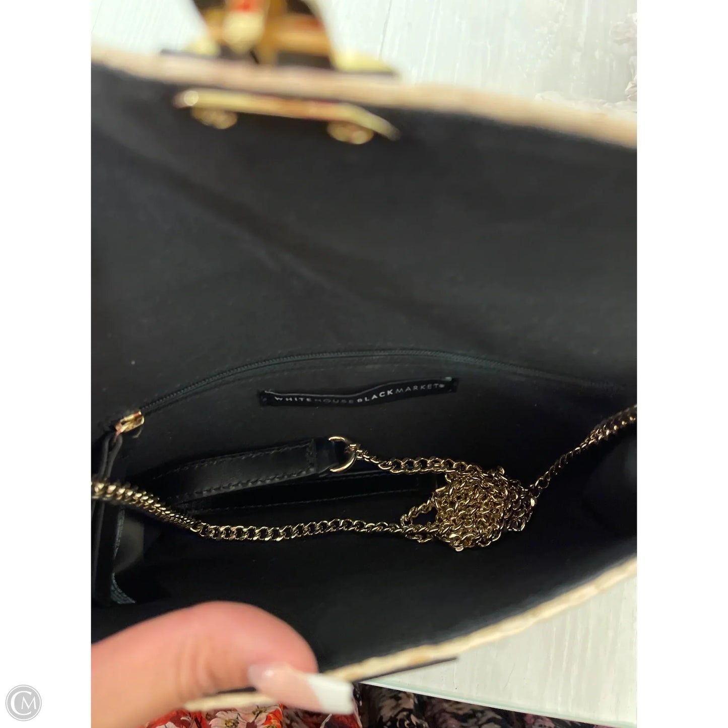 Clutch By White House Black Market, Size: Medium