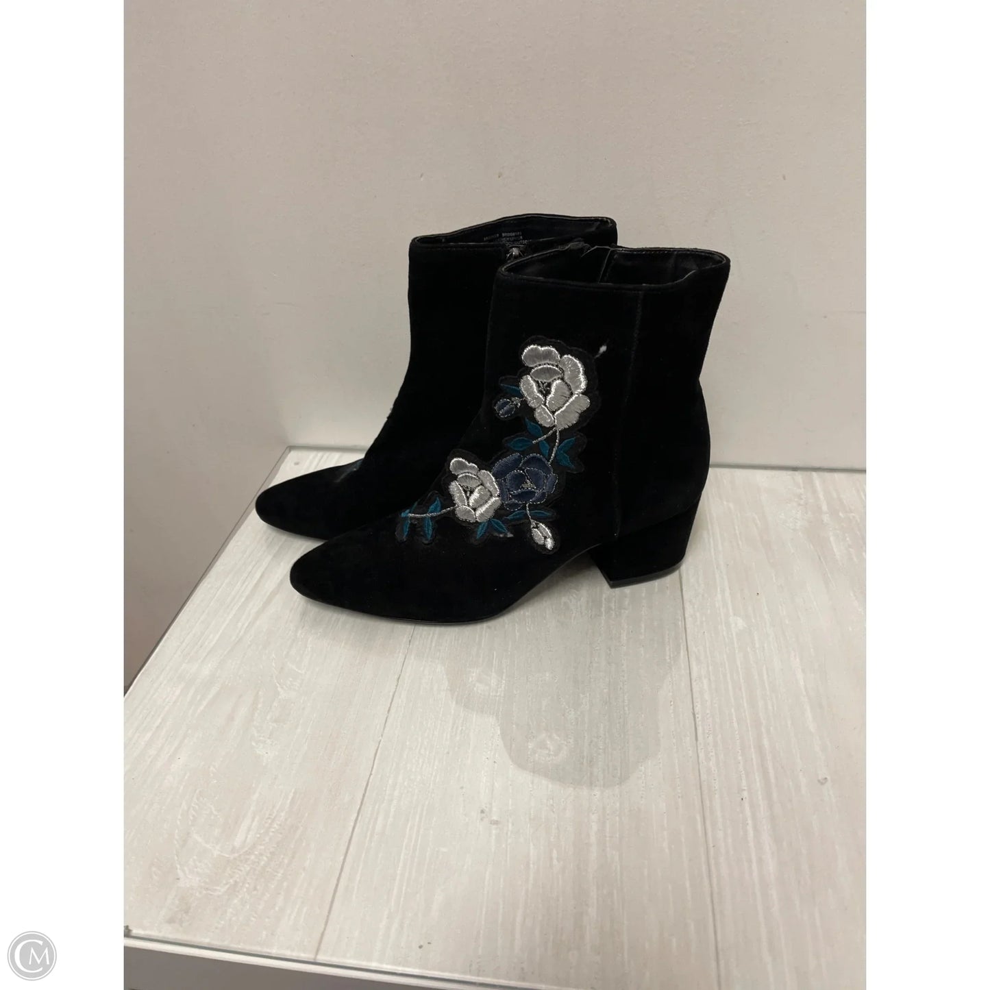 Boots Ankle Heels By Steve Madden In Black, Size: 10