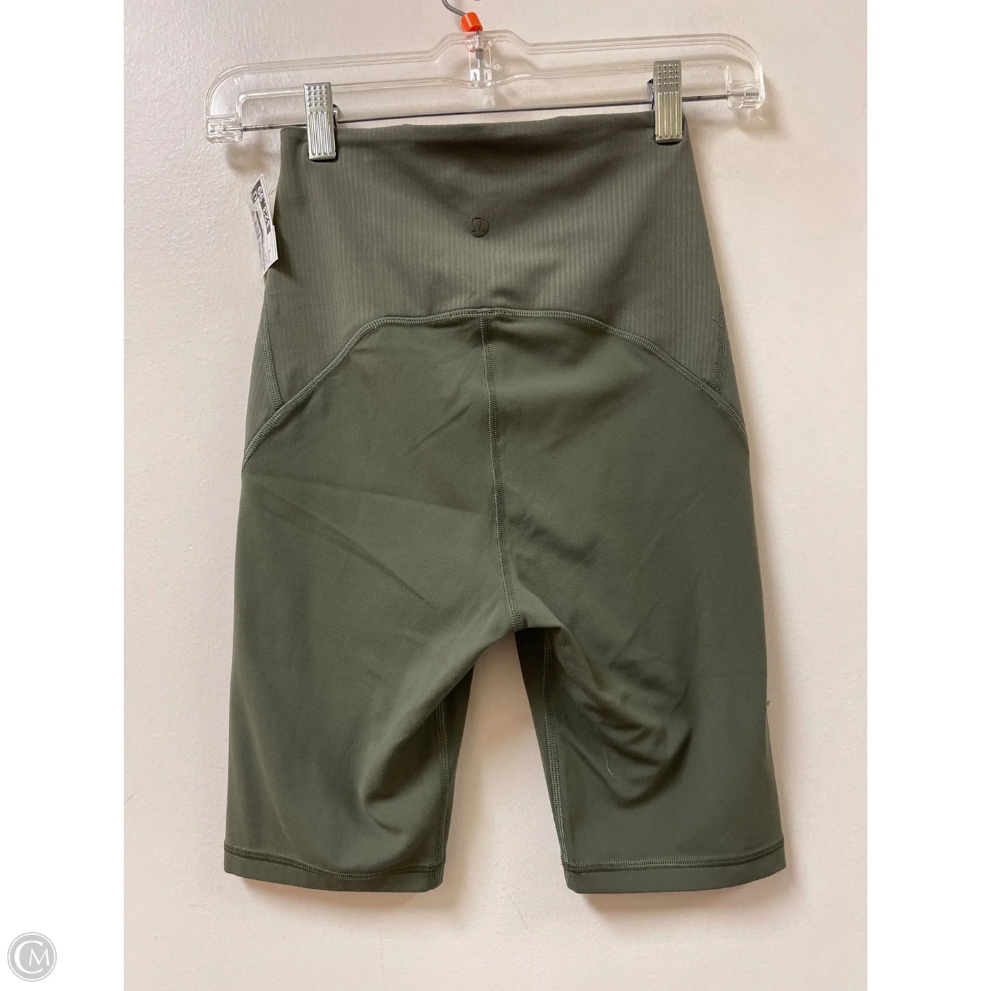 Athletic Shorts By Lululemon In Green, Size: 2