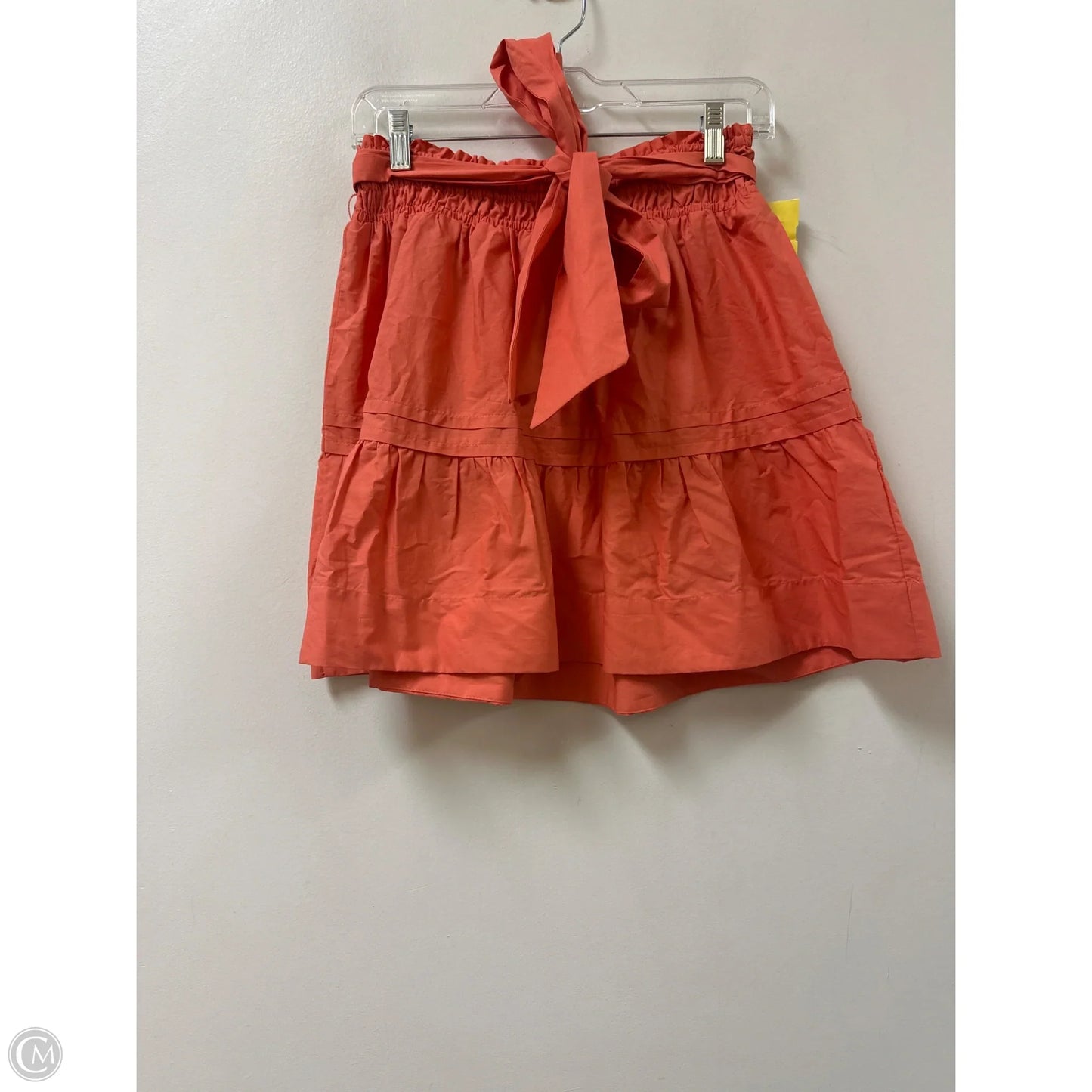 Skirt Mini & Short By Anthropologie In Orange, Size: 4
