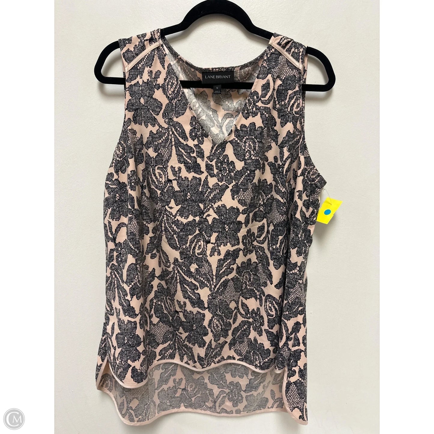 Top Long Sleeve By Alfani In Black & White, Size: Xl