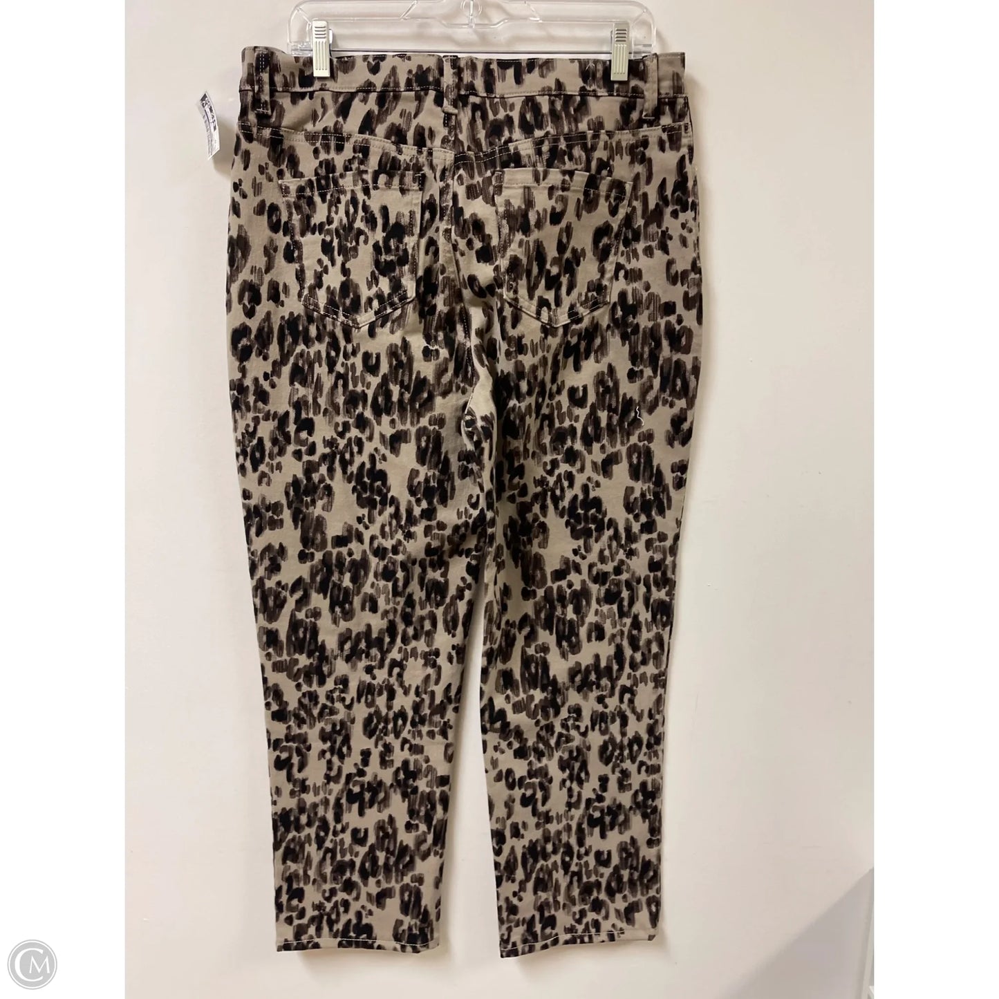 Jeans Skinny By Gloria Vanderbilt In Animal Print, Size: 12