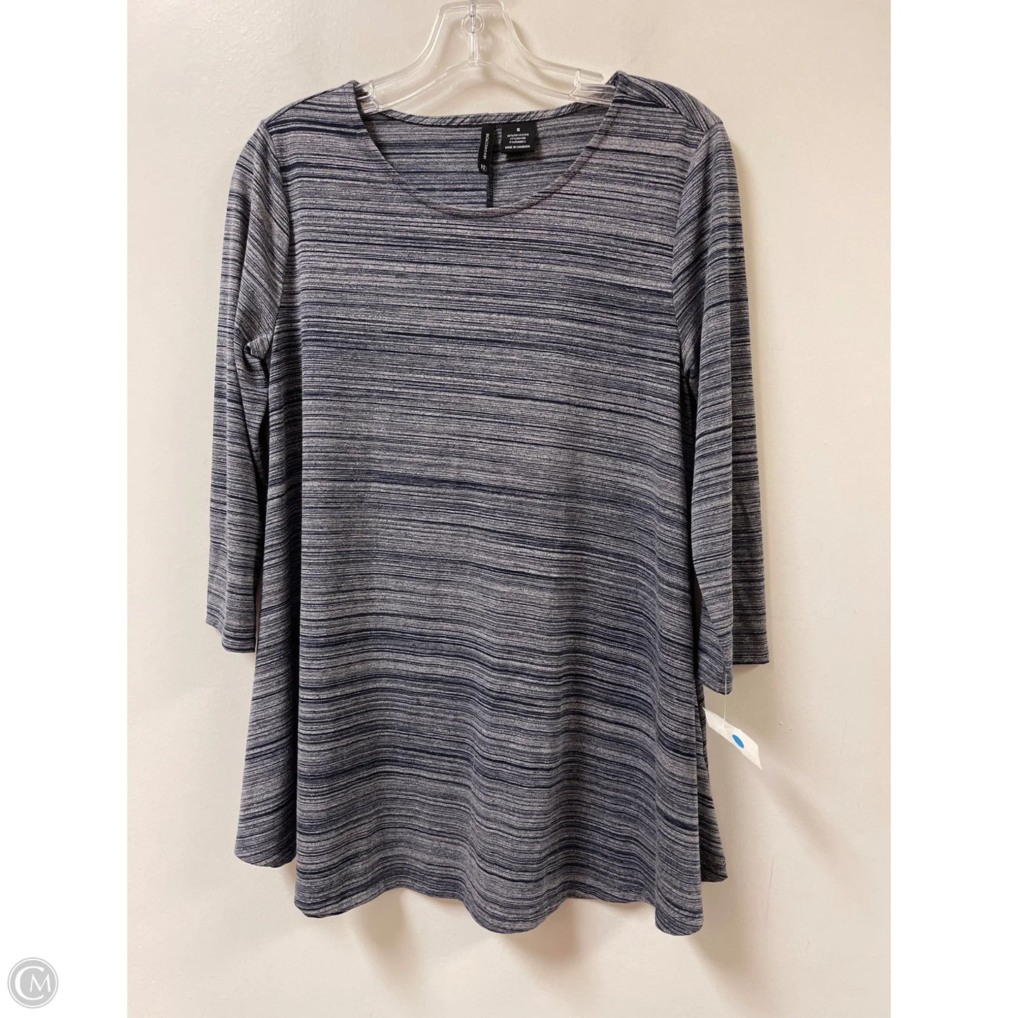 Tunic Long Sleeve By New Directions In Navy, Size: S