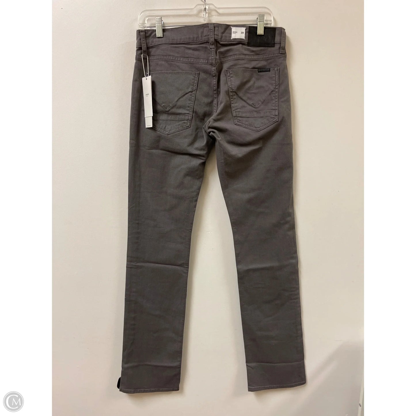 Jeans Straight By Hudson In Grey Denim, Size: 8