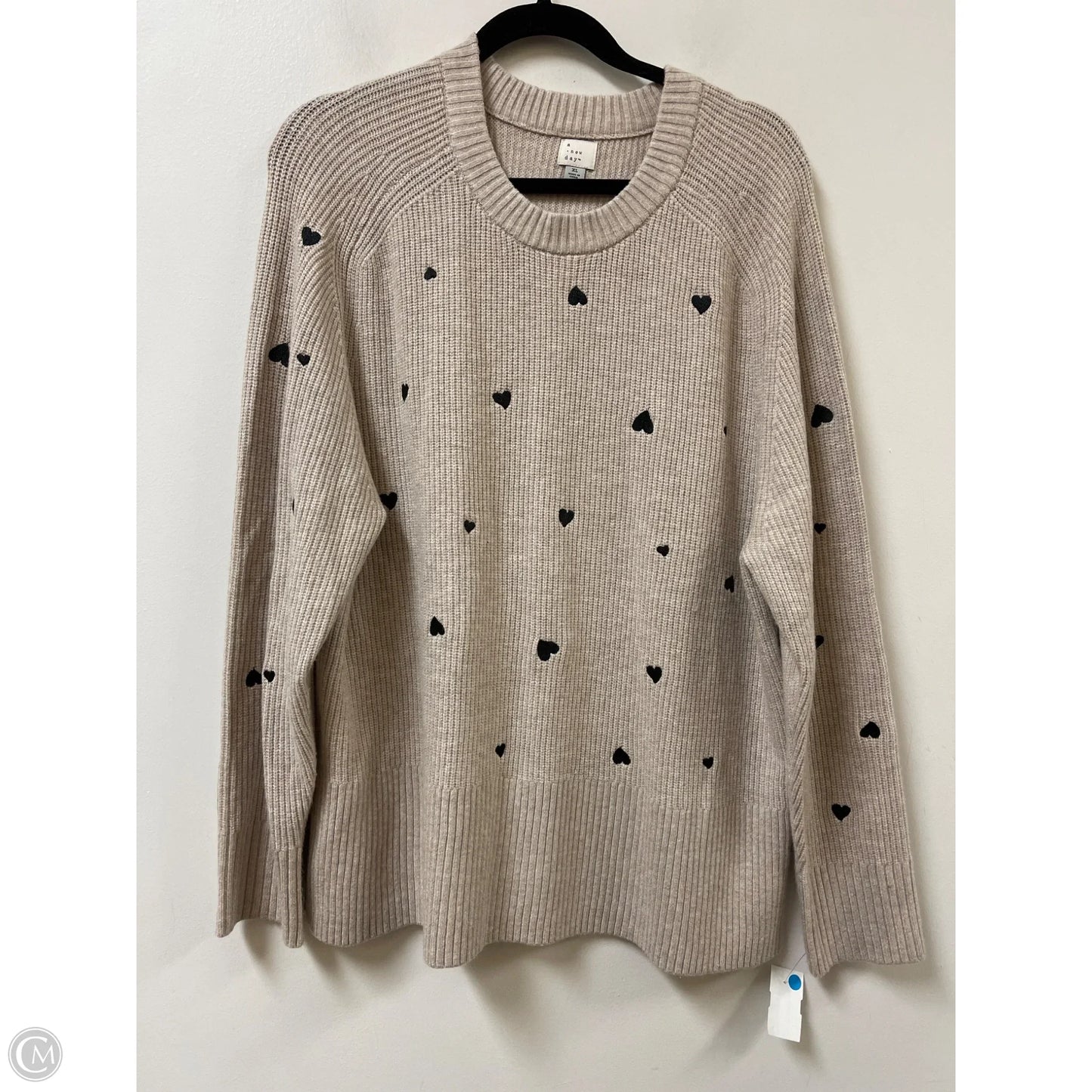 Sweater By A New Day In Black & Brown, Size: Xl