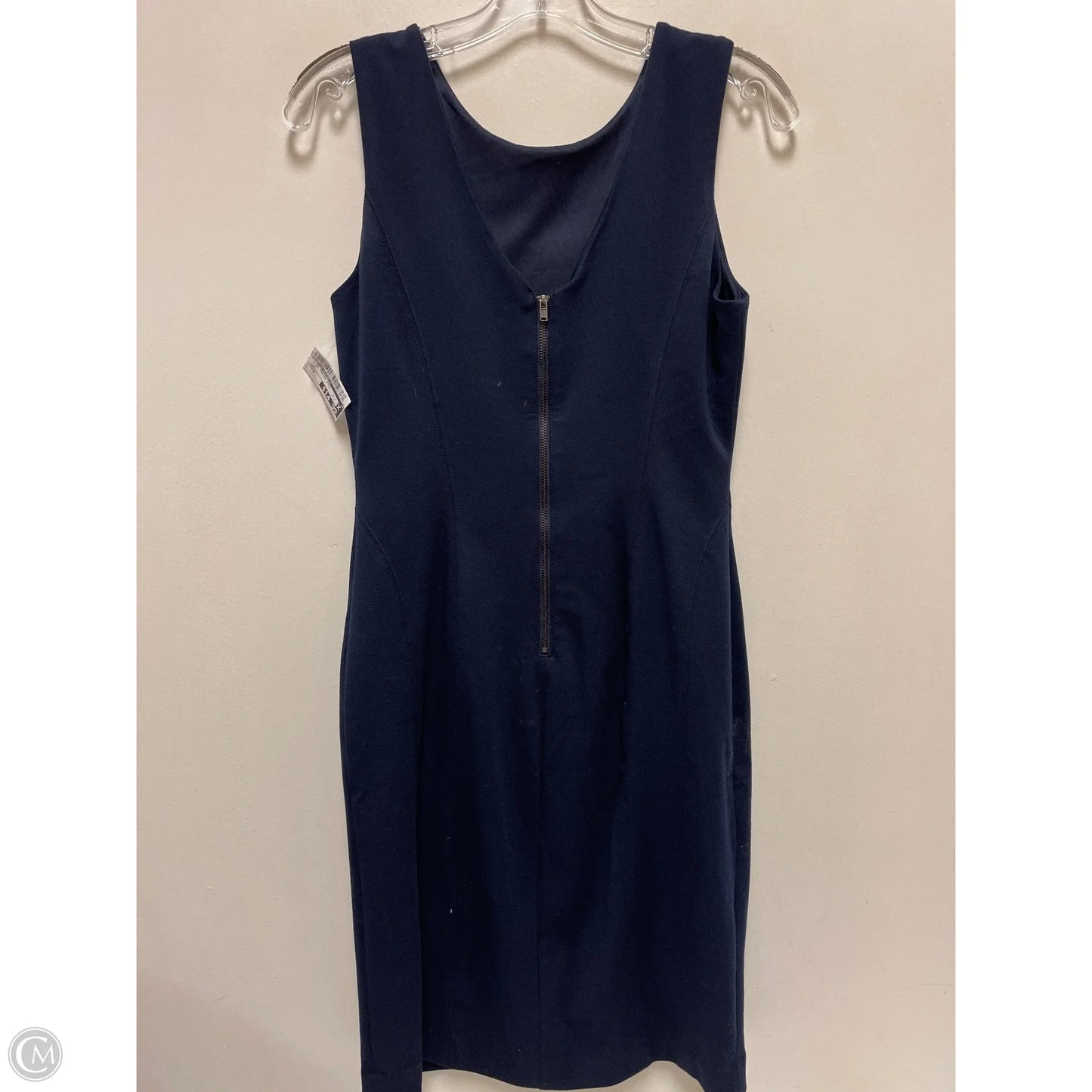 Dress Casual Midi By Banana Republic In Navy, Size: S