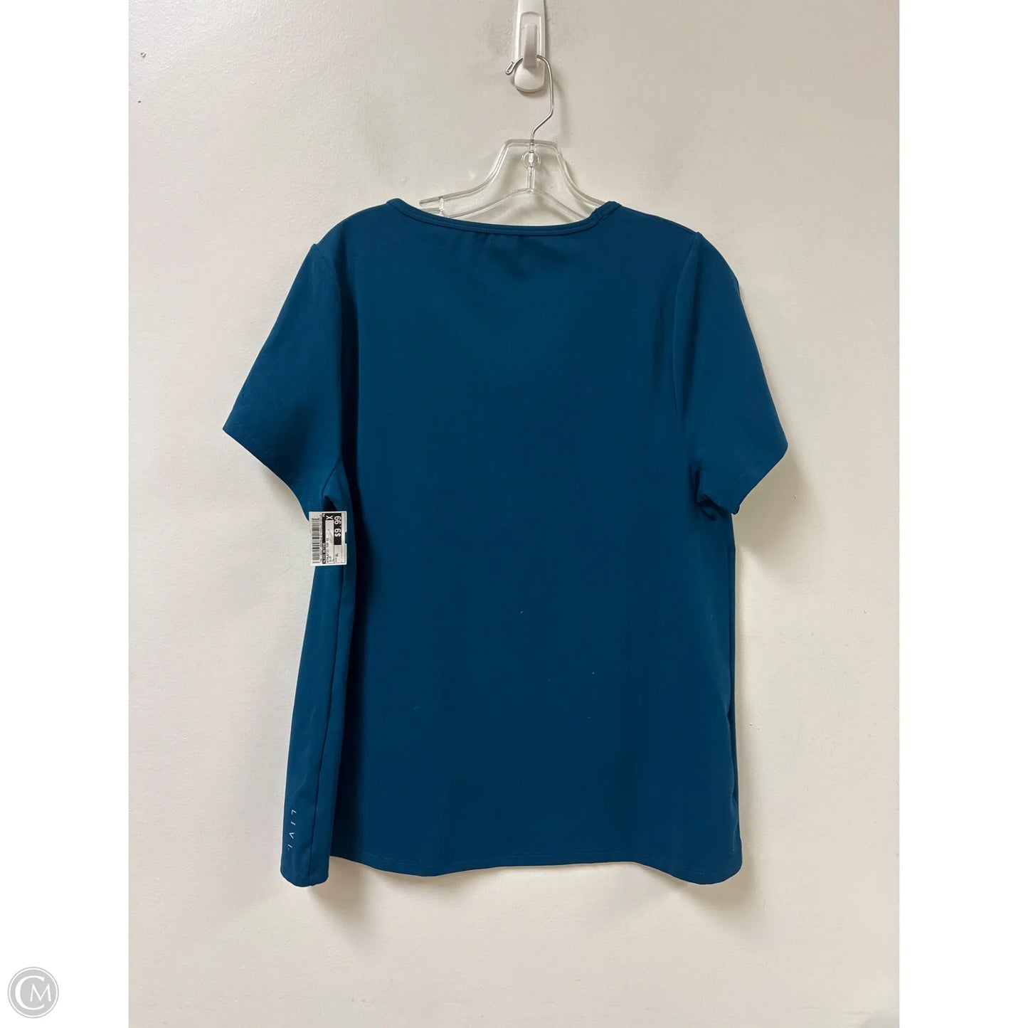 Athletic Top Short Sleeve By Livi Active In Blue, Size: Xl