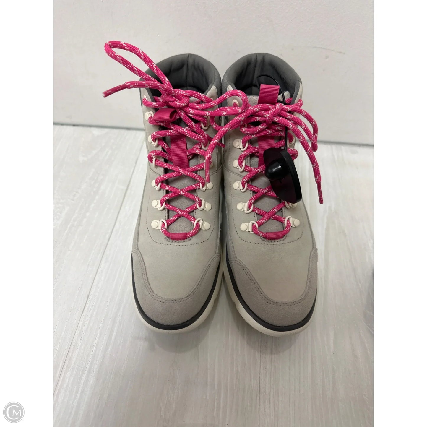 Boots Ankle Flats By Cole-haan In Cream & Pink, Size: 6.5