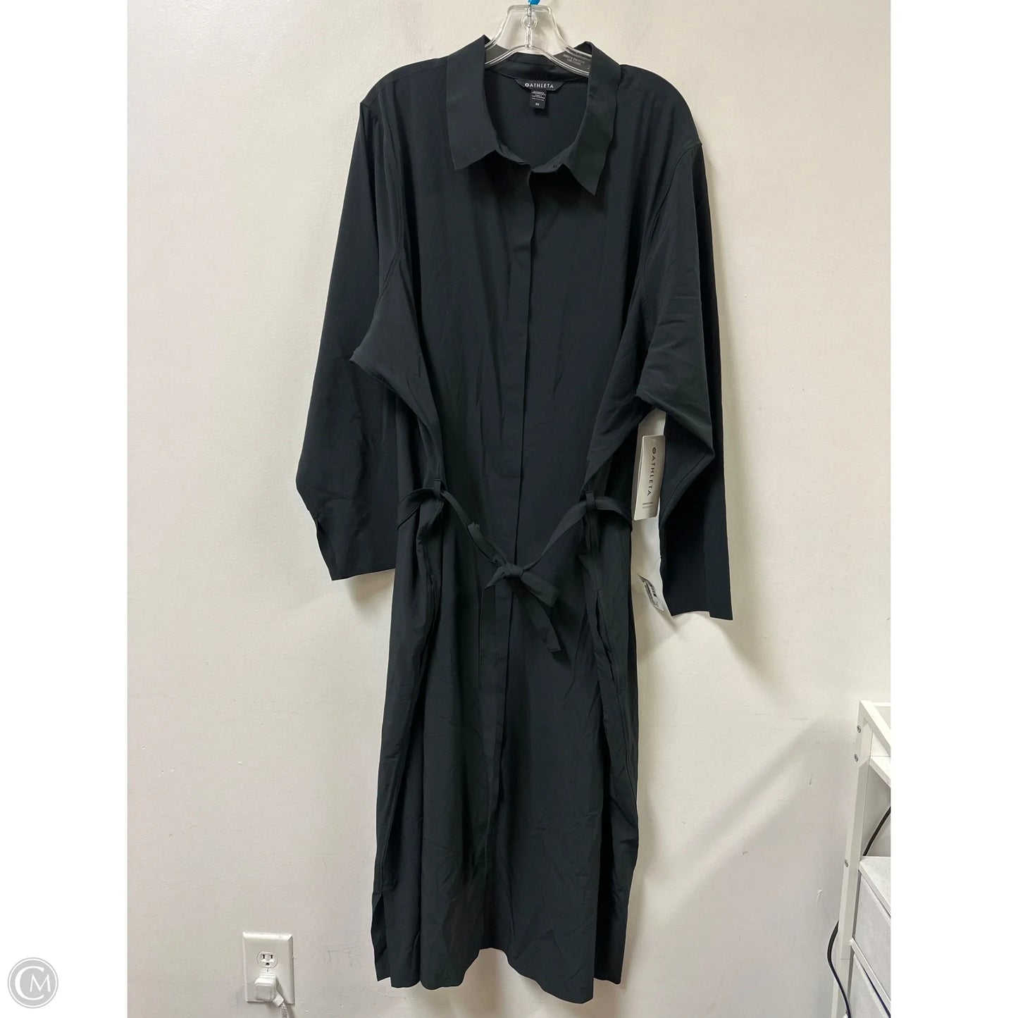 Dress Casual Midi By Athleta In Black, Size: 3x