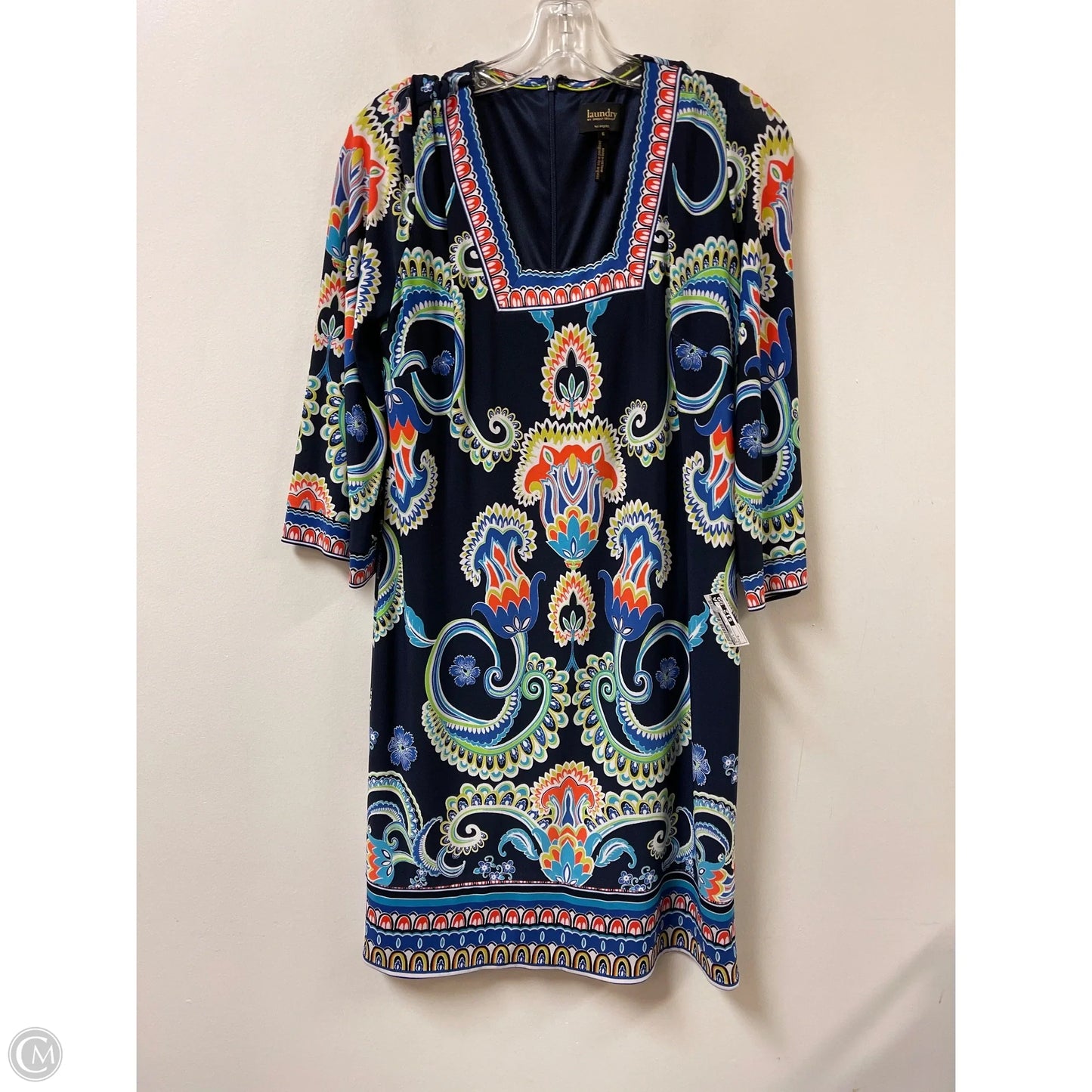 Dress Casual Short By Laundry In Blue & Orange, Size: S