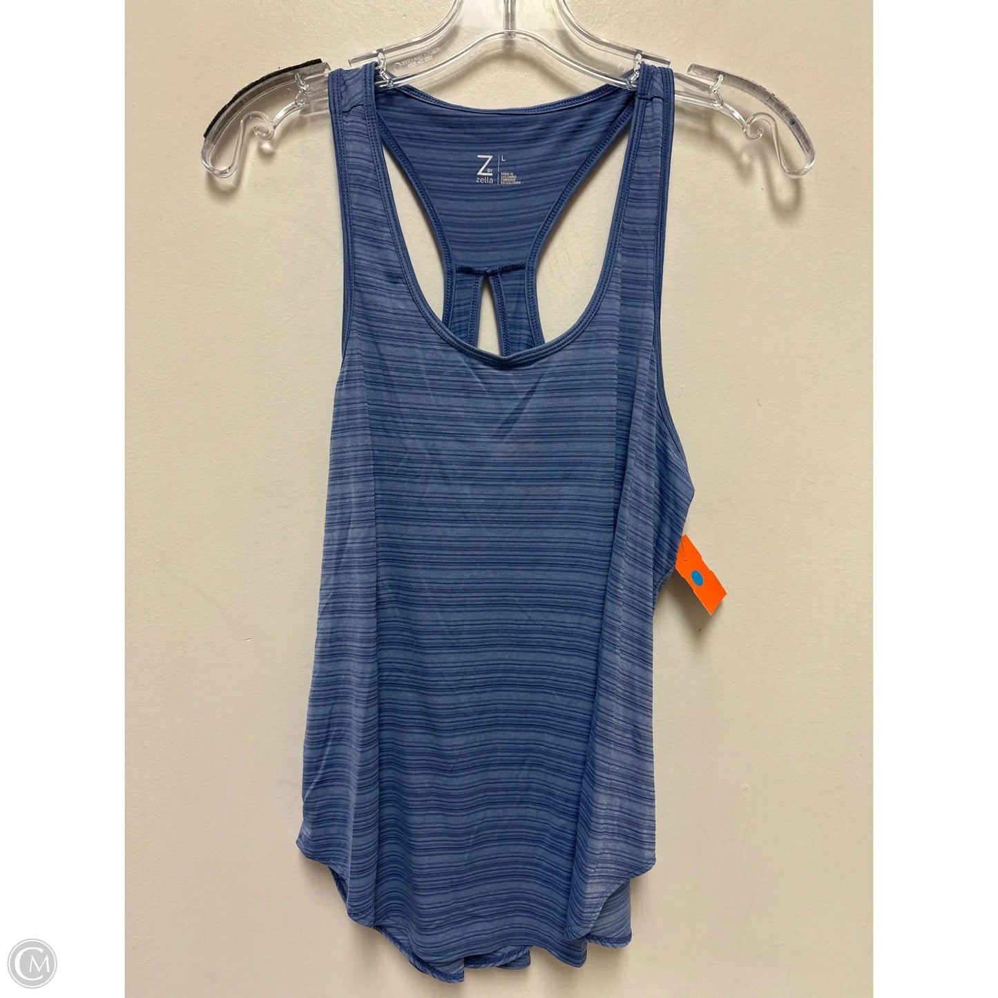 Athletic Tank Top By Zella In Blue, Size: L