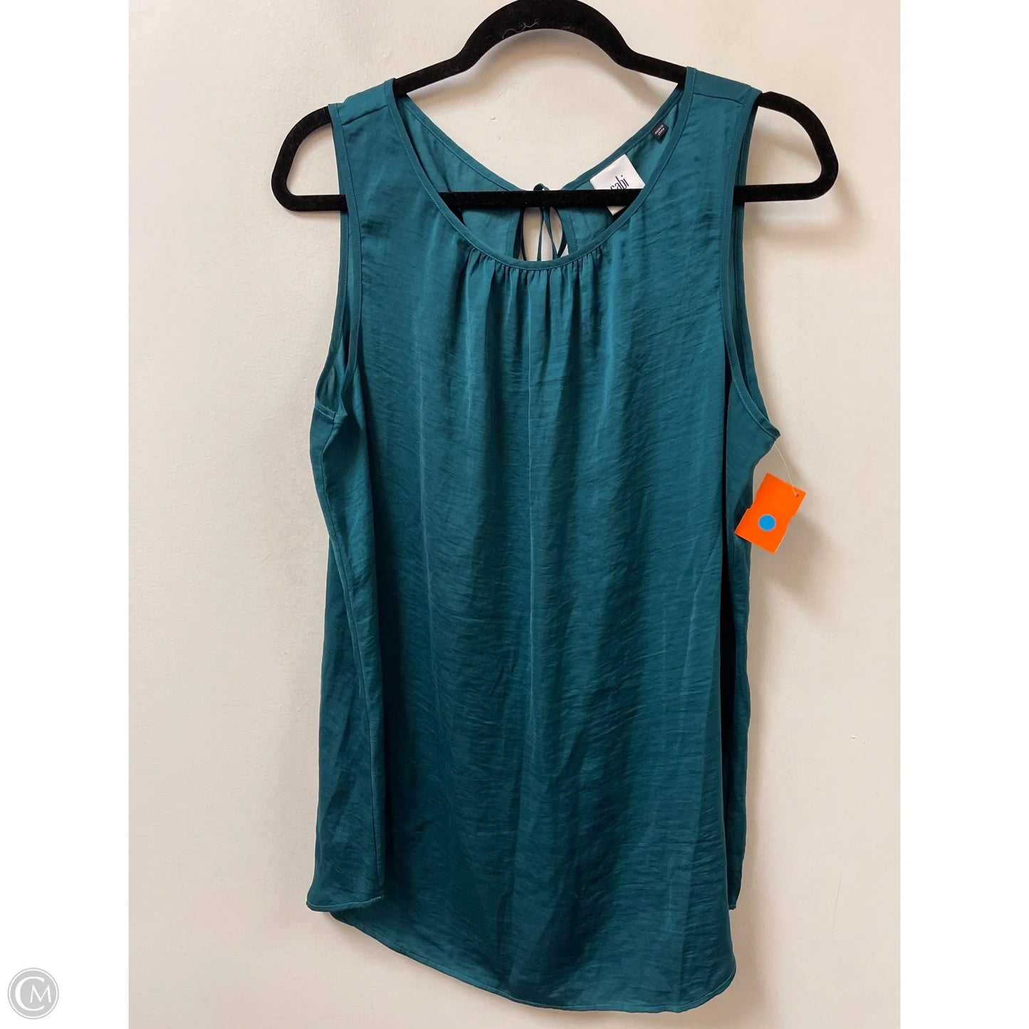 Top Sleeveless By Cabi In Green, Size: L