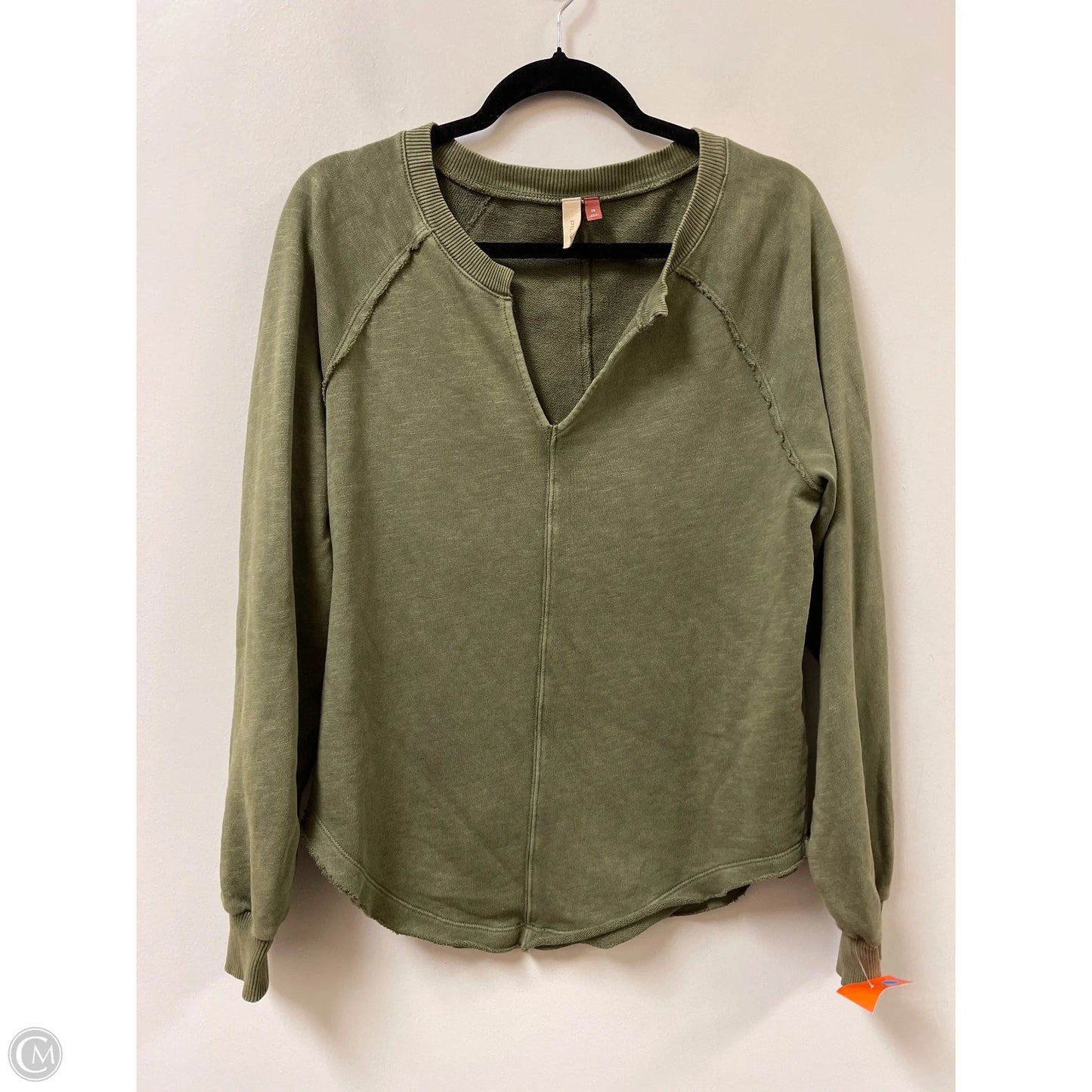 Sweatshirt Collar By Pilcro In Green, Size: Xs