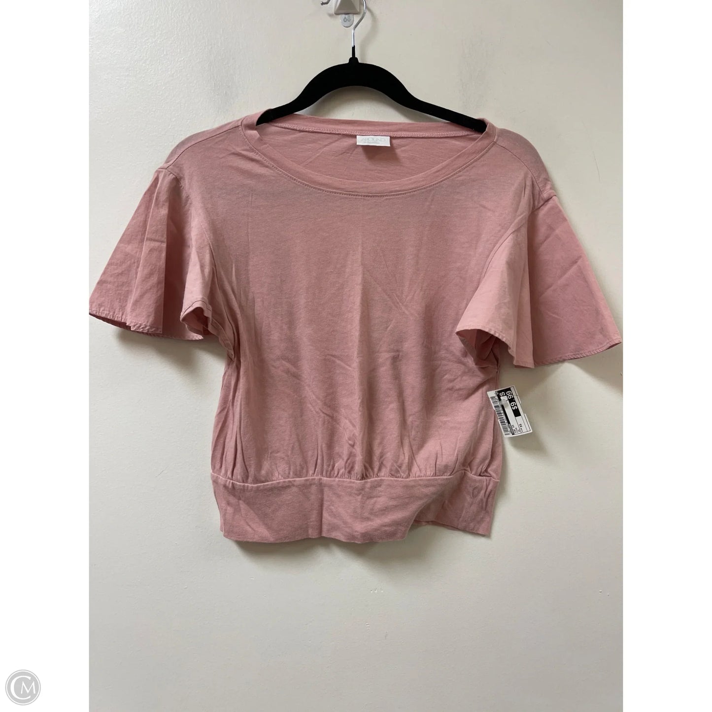 Top Short Sleeve By Abound In Pink, Size: Xs