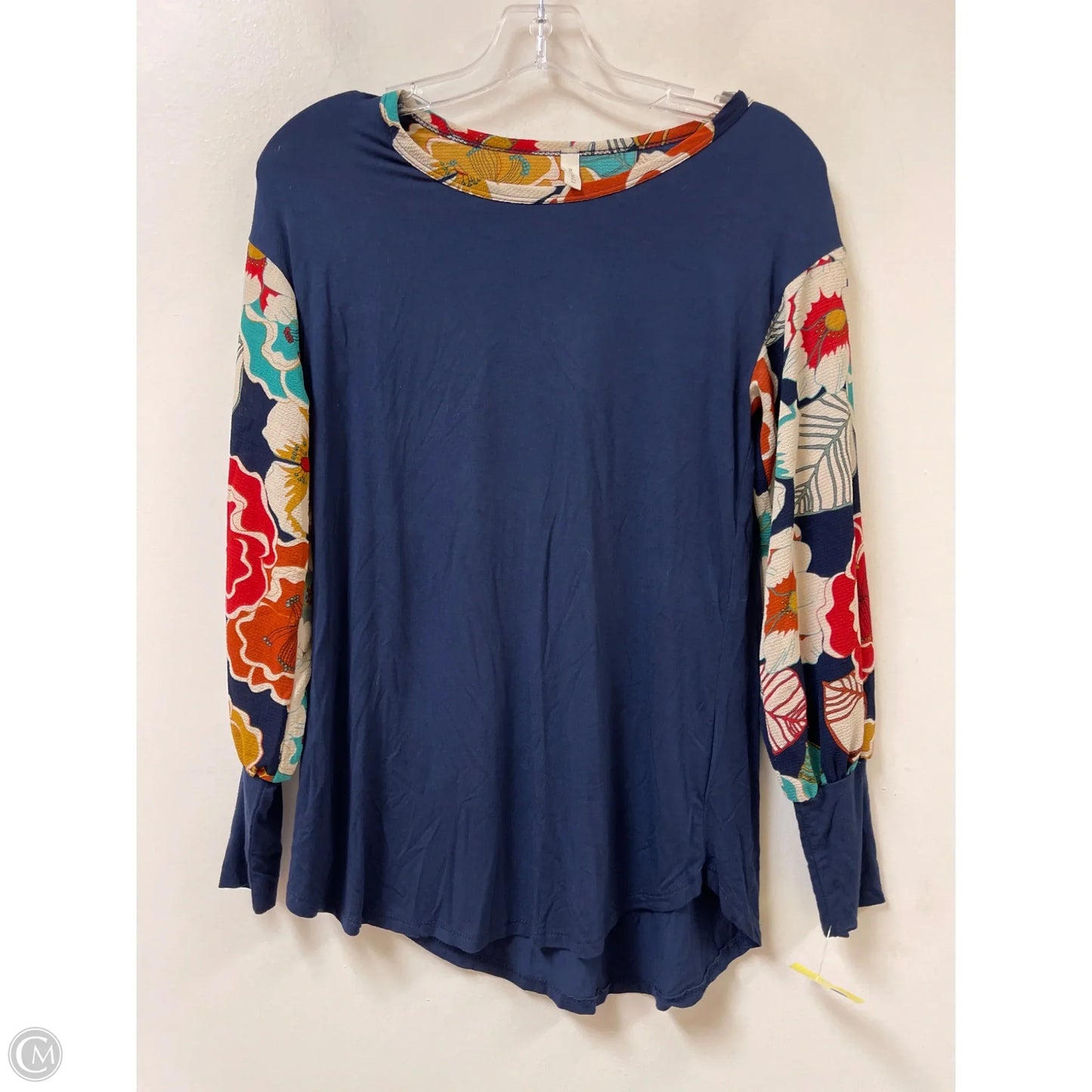 Top Long Sleeve By Clothes Mentor In Floral Print, Size: S
