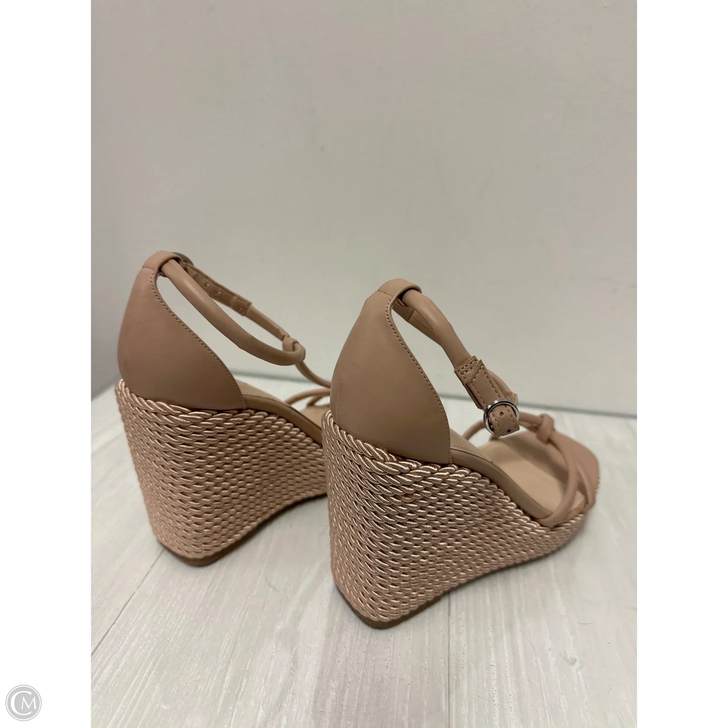 Sandals Heels Platform By Marc Fisher In Cream, Size: 8