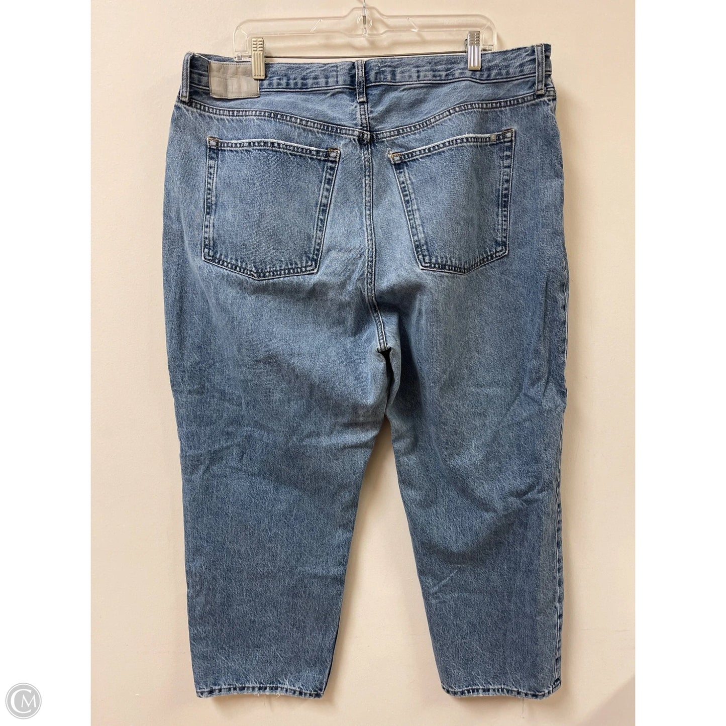 Jeans Straight By Everlane In Blue Denim, Size: 18