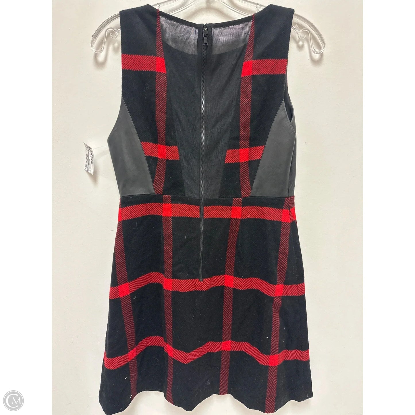 Dress Designer By Alice + Olivia In Black & Red, Size: S