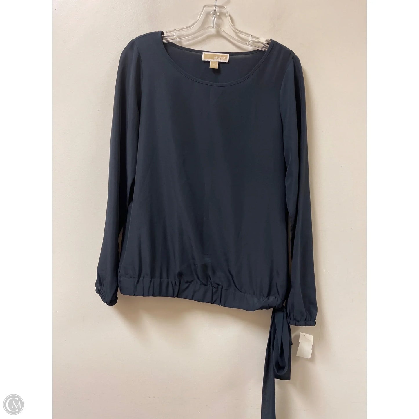 Top Long Sleeve By Michael By Michael Kors In Navy, Size: S