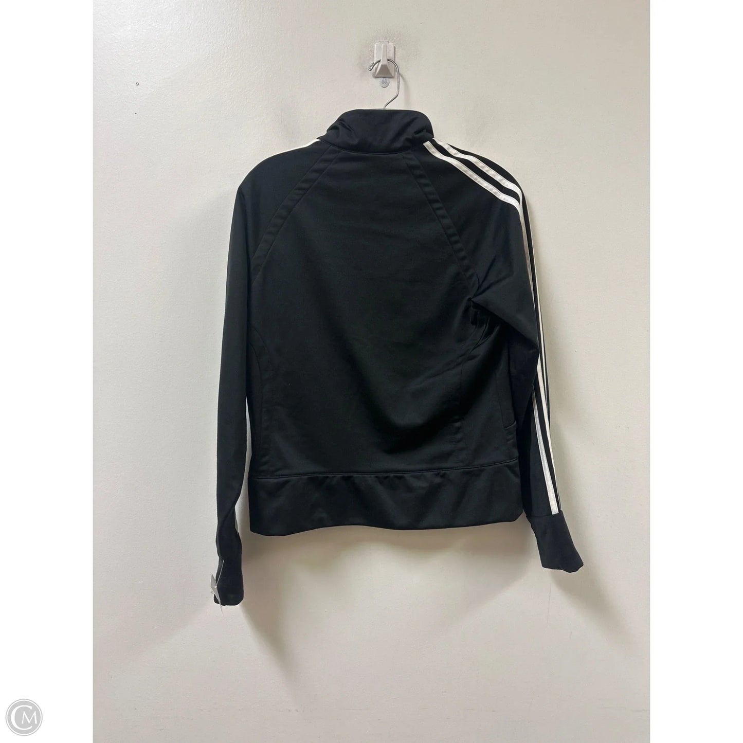 Athletic Jacket By Adidas In Black, Size: M