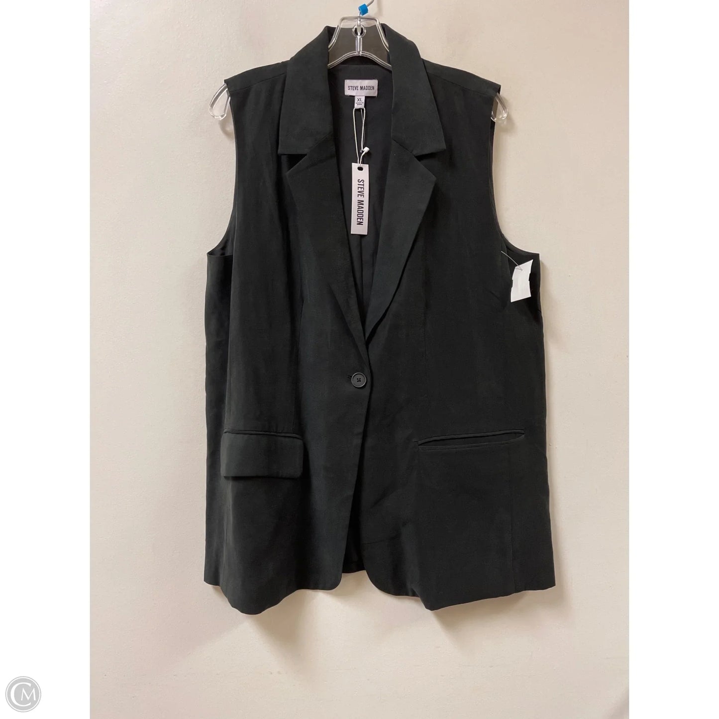 Vest Other By Steve Madden In Black, Size: Xl