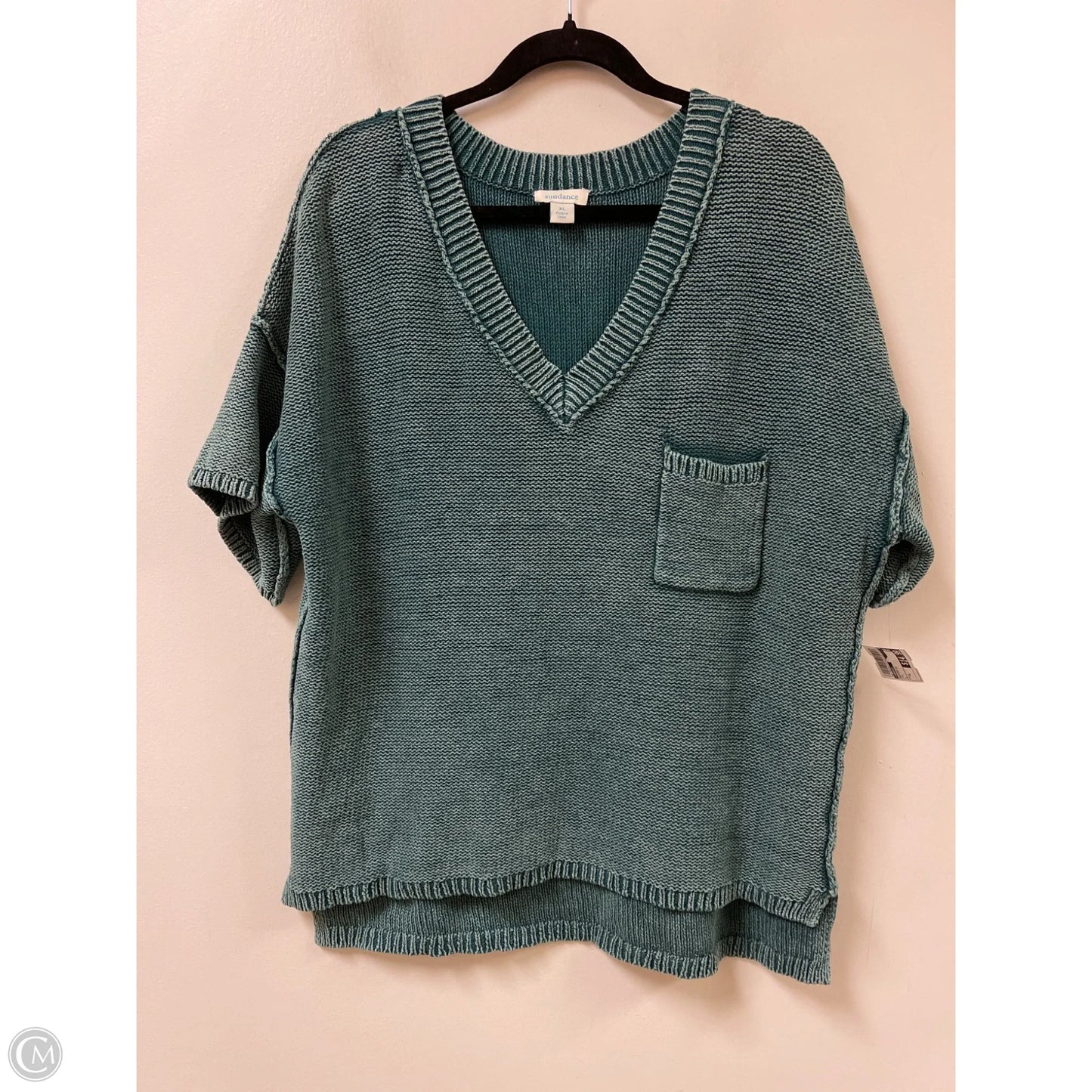 Sweater Short Sleeve By Sundance In Teal, Size: Xl