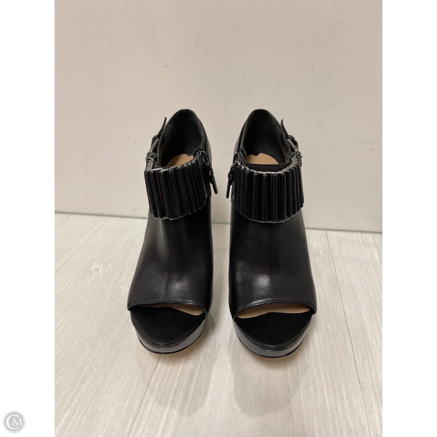 Shoes Heels Stiletto By Via Spiga In Black, Size: 8.5